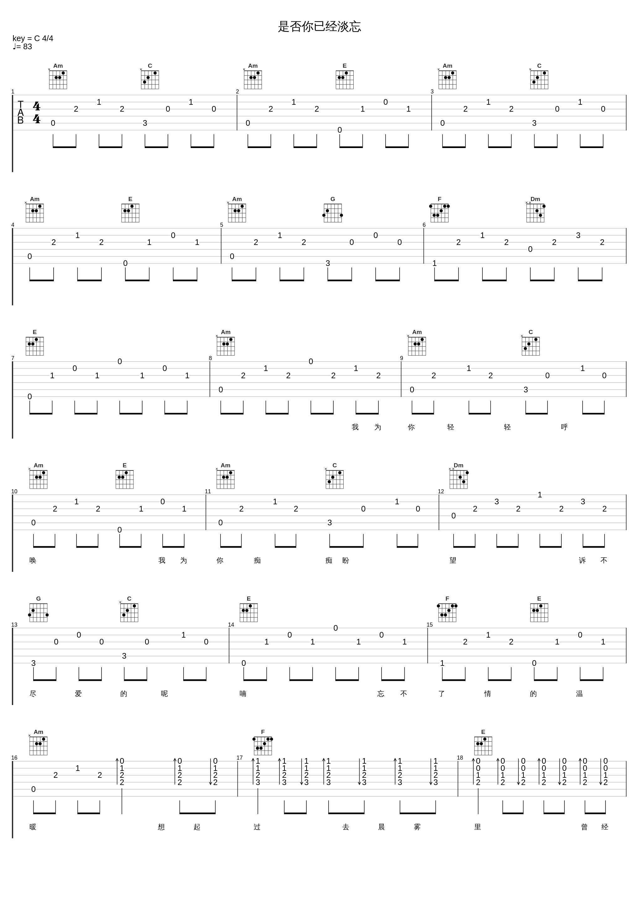 是否你已经淡忘_陈淑桦_1