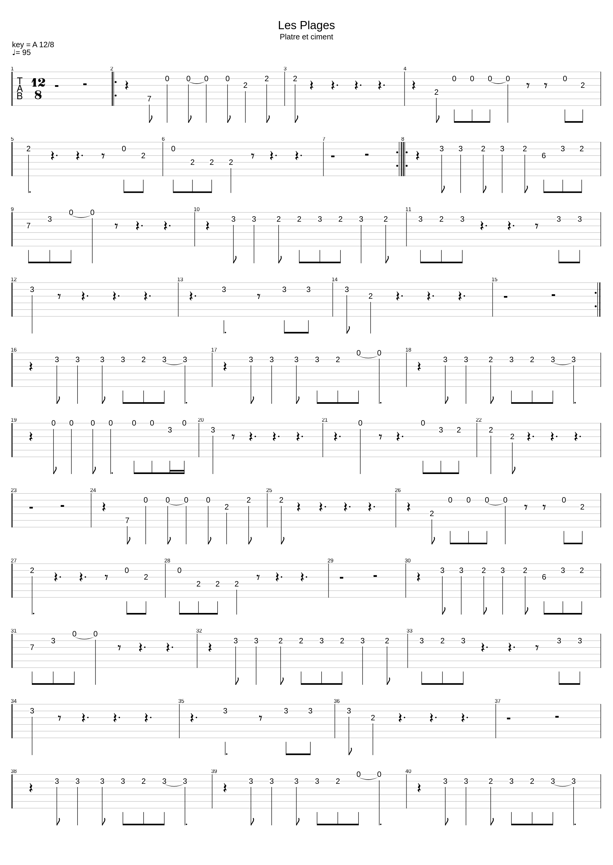 Les Plages_Jean-Louis Aubert_1