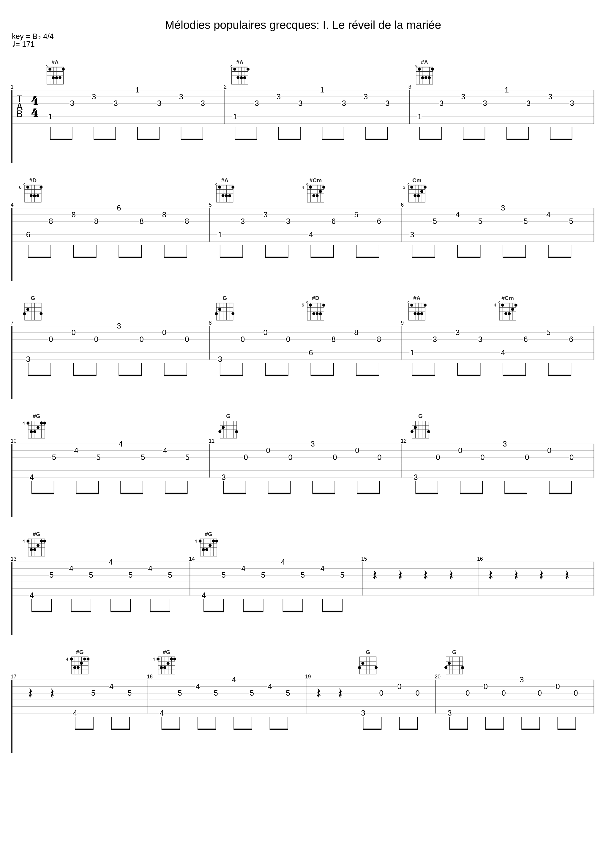 Mélodies populaires grecques: I. Le réveil de la mariée_Amel Brahim Djelloul,Nicolas Jouve,Maurice Ravel,Anonymous classical Composers_1