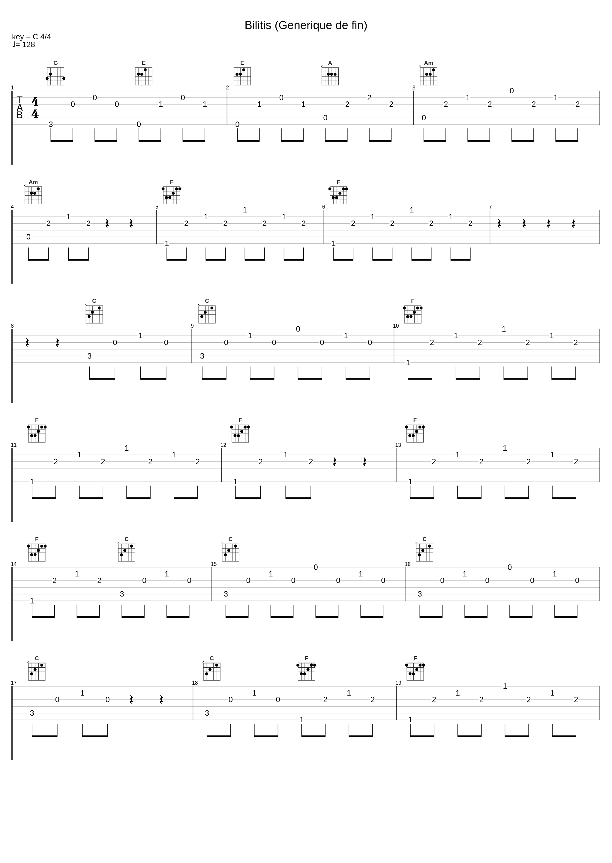 Bilitis (Generique de fin)_Francis Lai_1