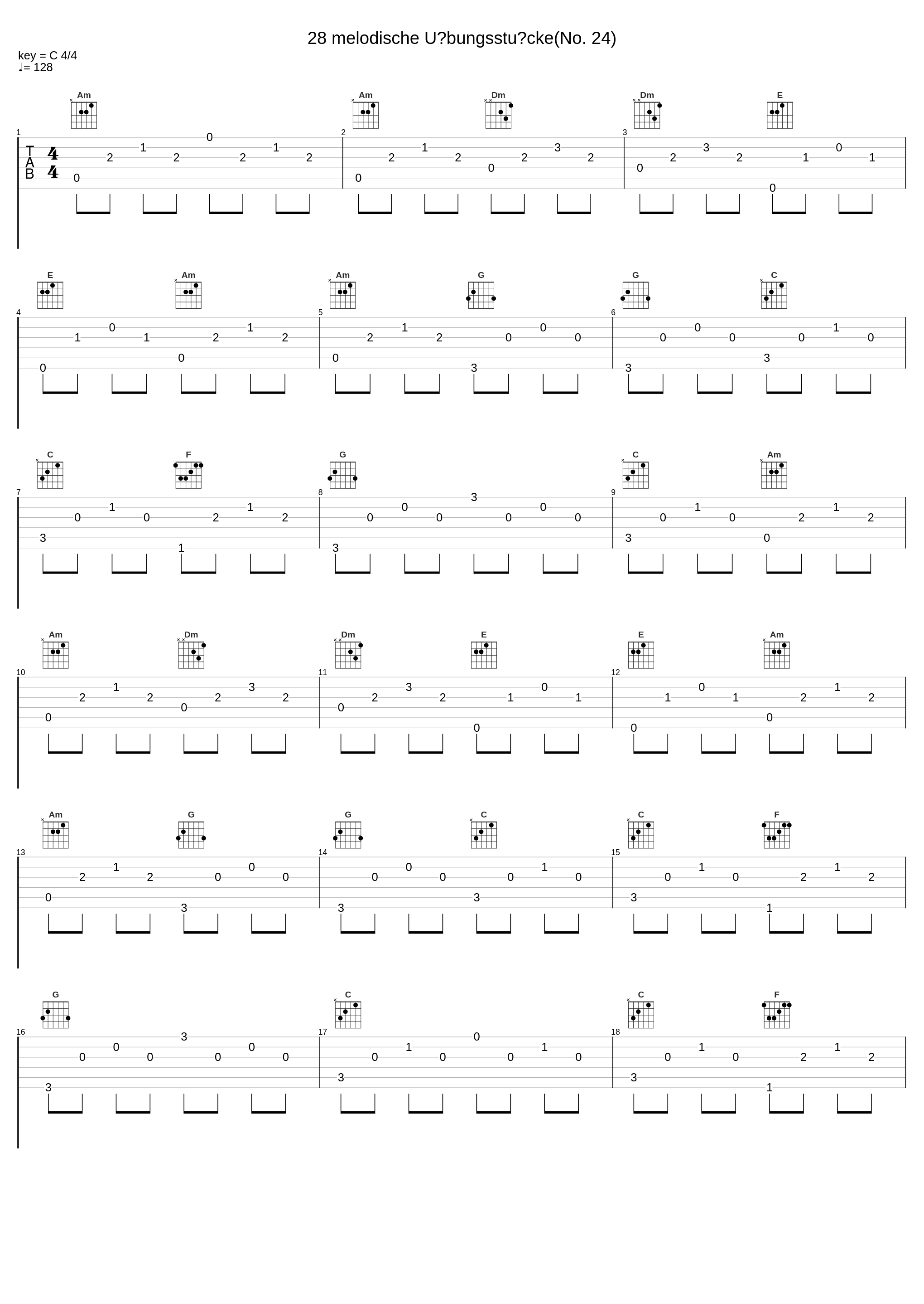 28 melodische Übungsstücke(No. 24)_Anton Diabelli,Nologo_1