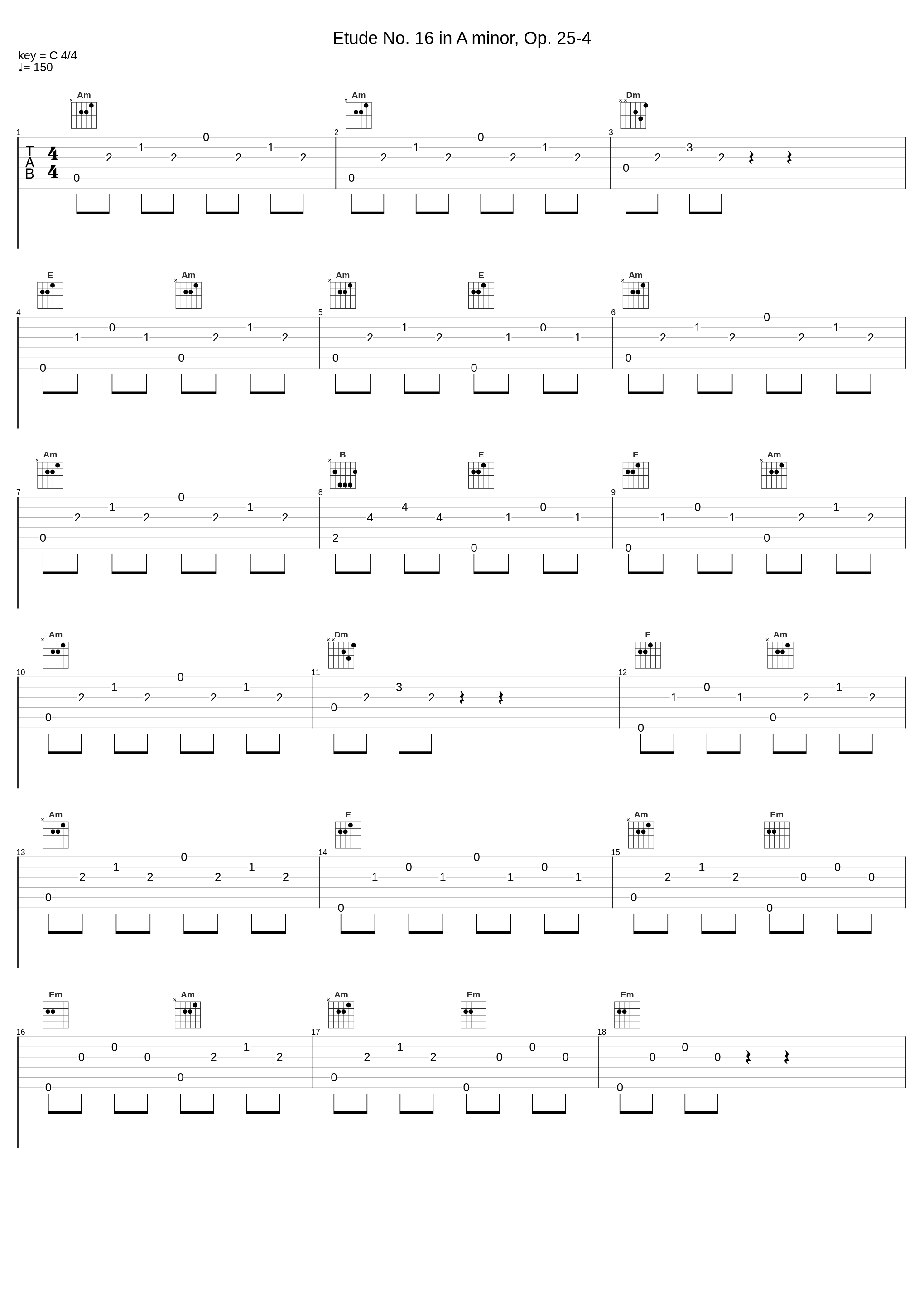 Etude No. 16 in A minor, Op. 25-4_Christoph Karlmann,Frédéric Chopin_1