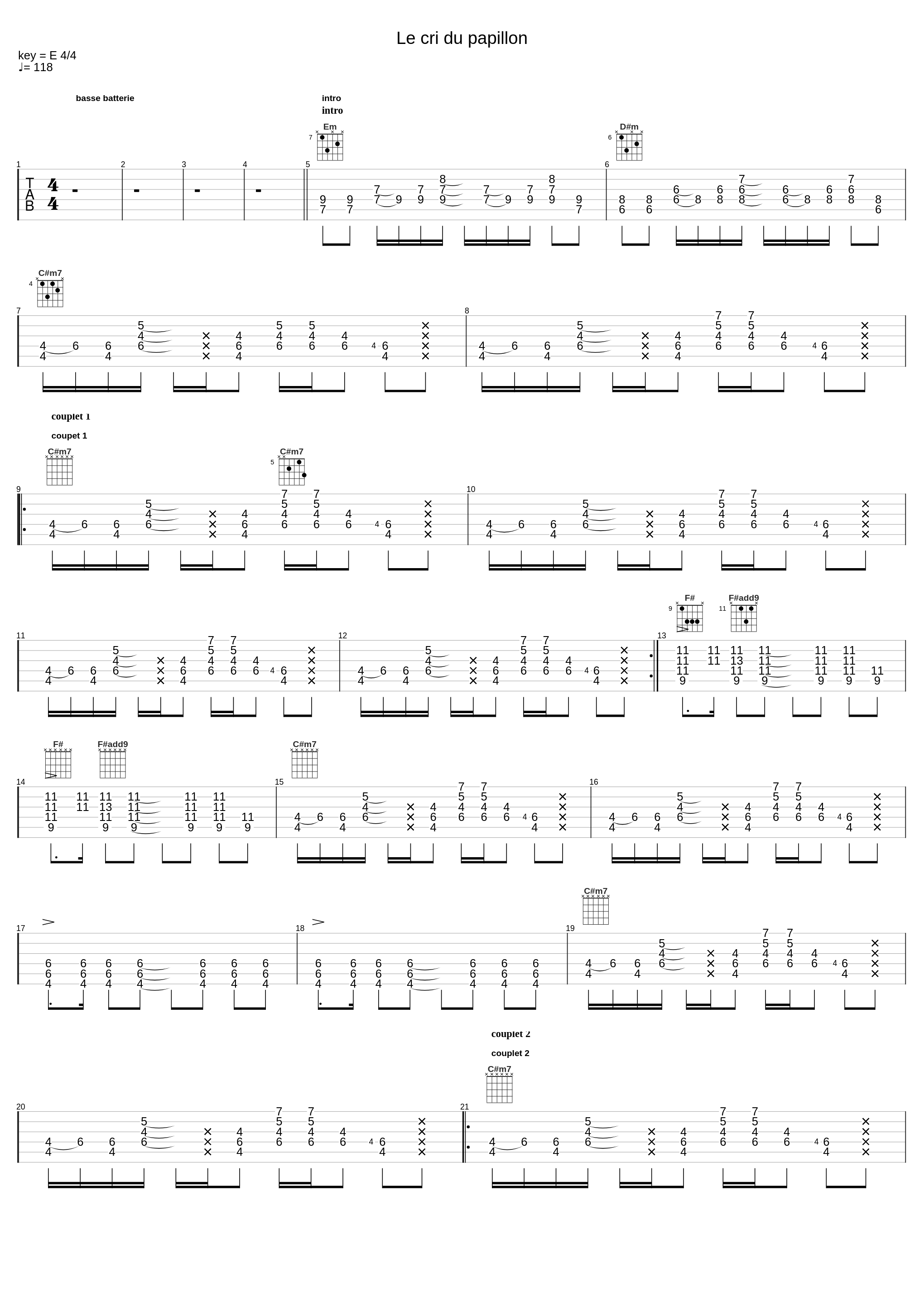 Le Cri Du Papillon_Jean-Louis Murat_1