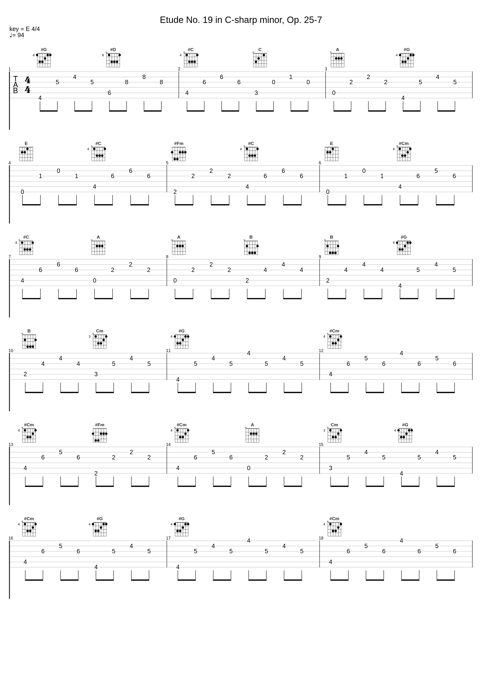 Etude No. 19 in C-sharp minor, Op. 25-7_Christoph Karlmann,Frédéric Chopin_1