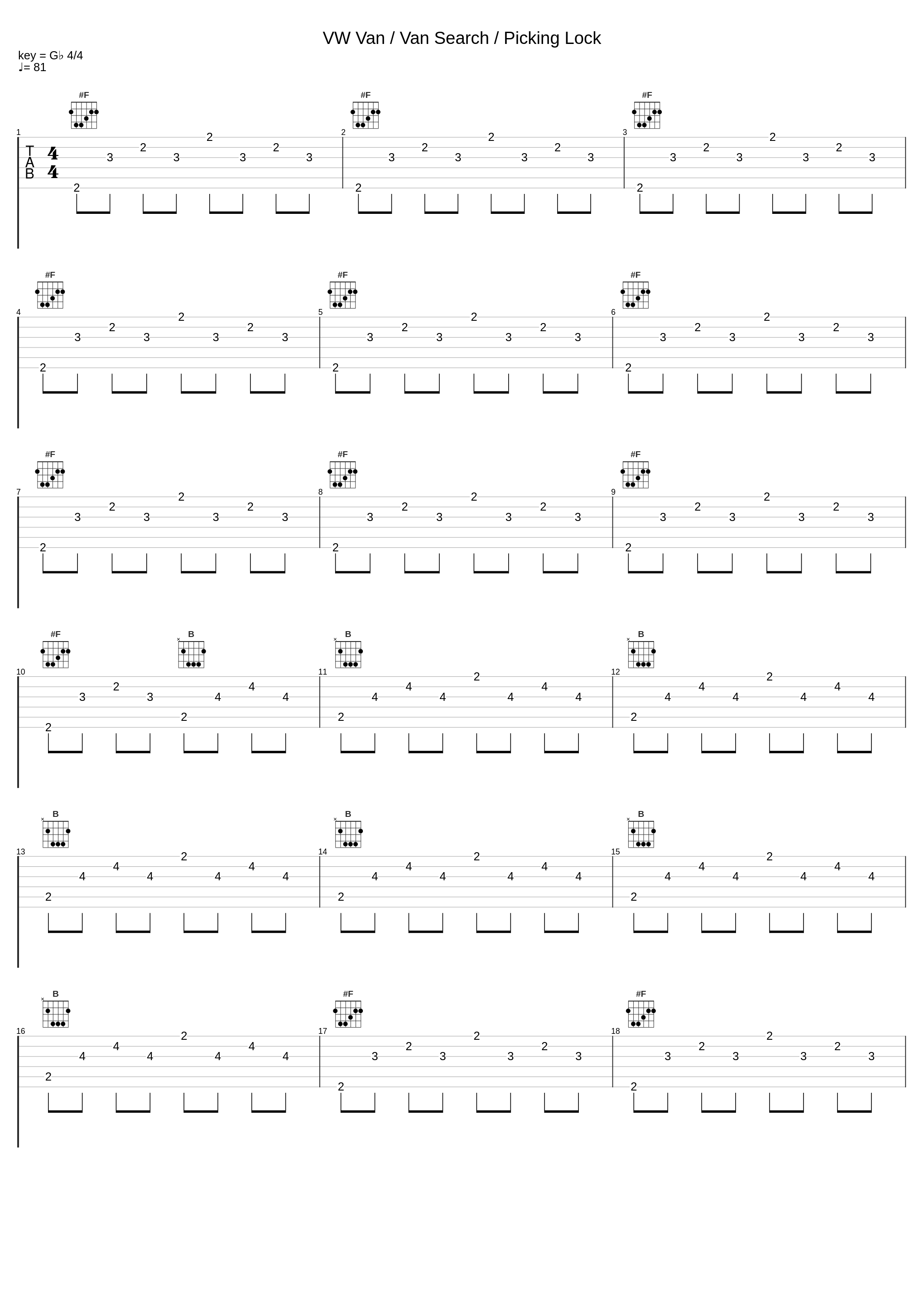 VW Van / Van Search / Picking Lock_Maurice Jarre_1