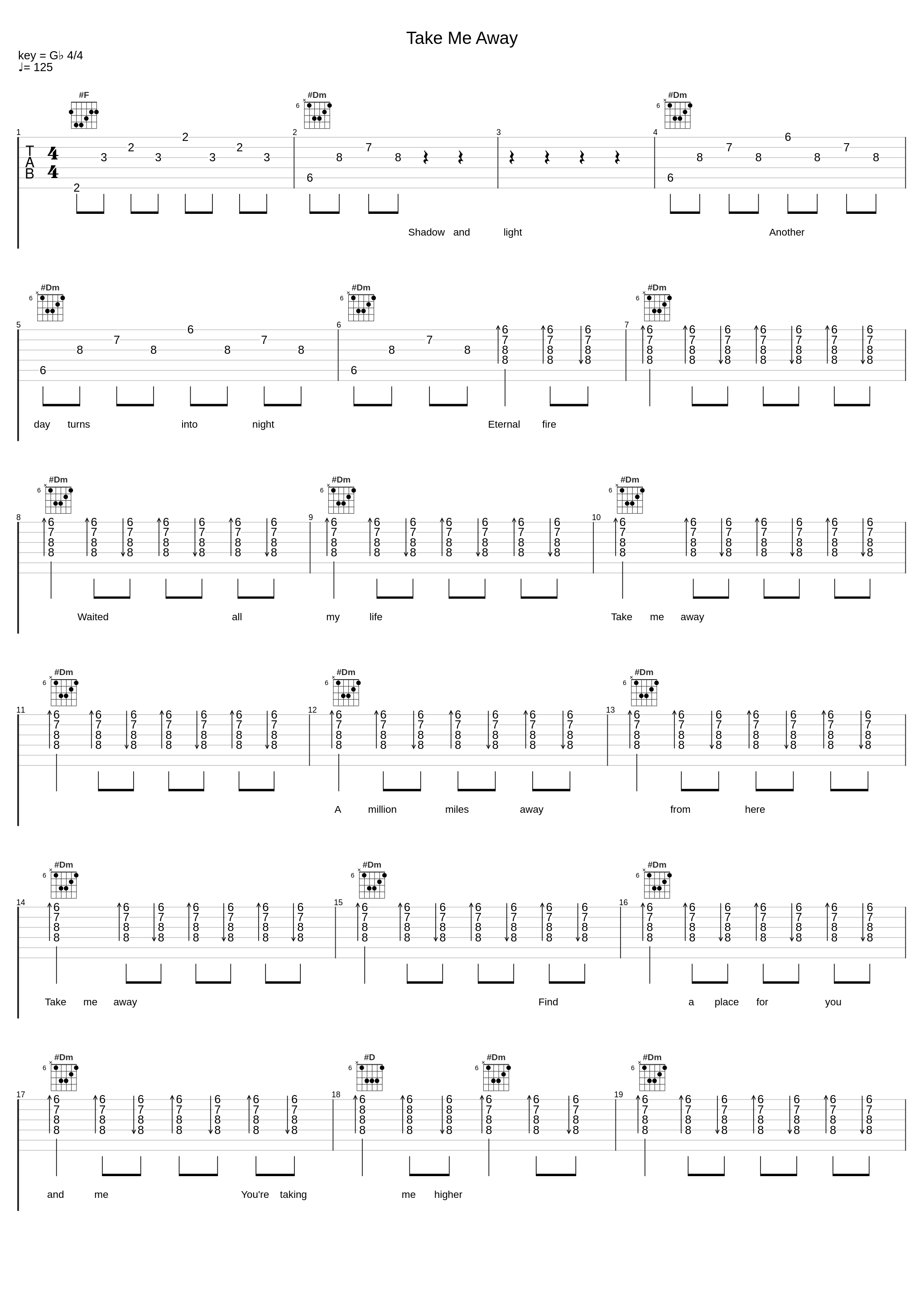 Take Me Away_4 Strings_1