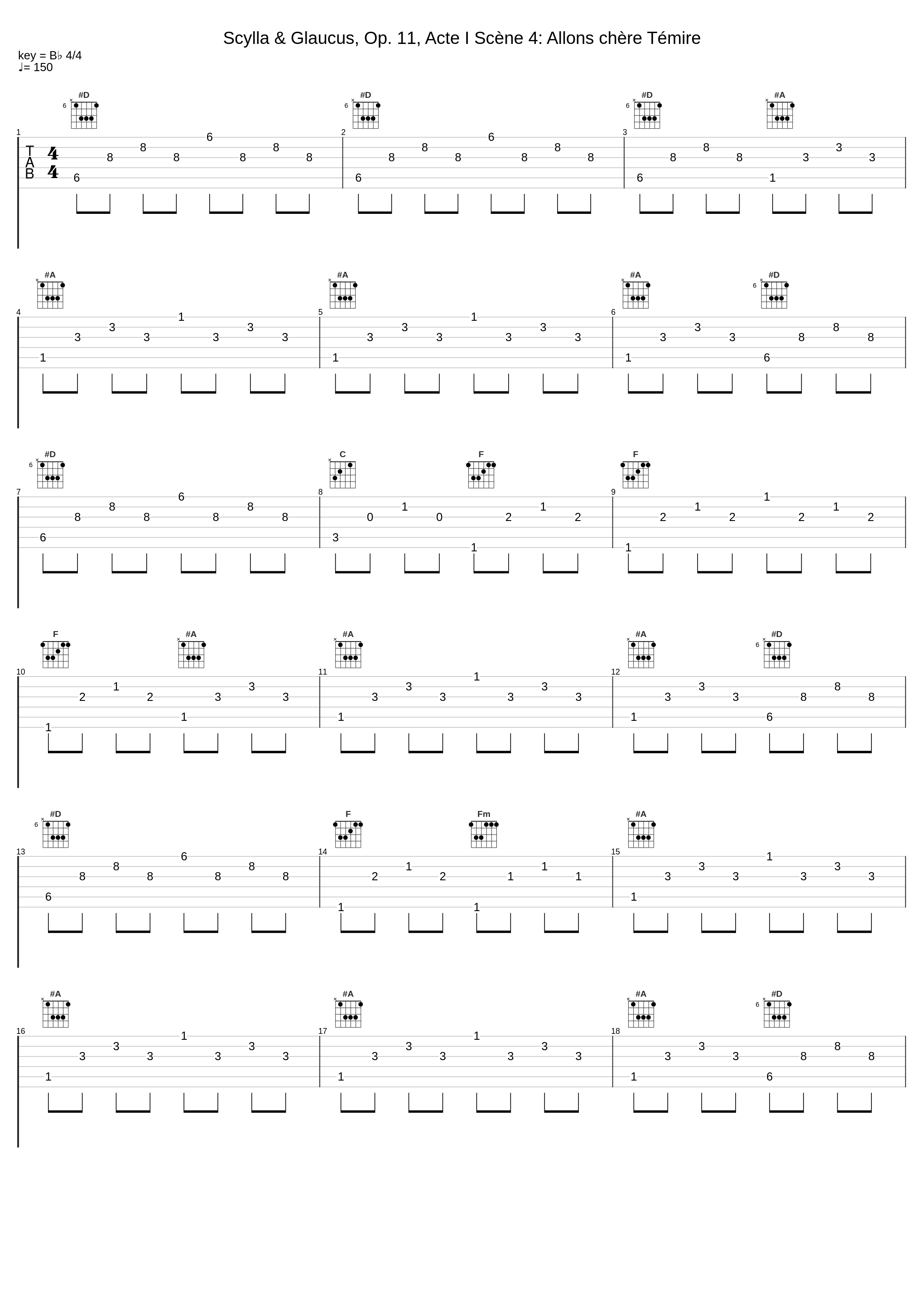 Scylla & Glaucus, Op. 11, Acte I Scène 4: Allons chère Témire_Les Nouveaux Caractères,Sébastien d'Hérin,Emoke Baräth,Marie Lenormand,Jean-Marie Leclair,d'Albaret_1