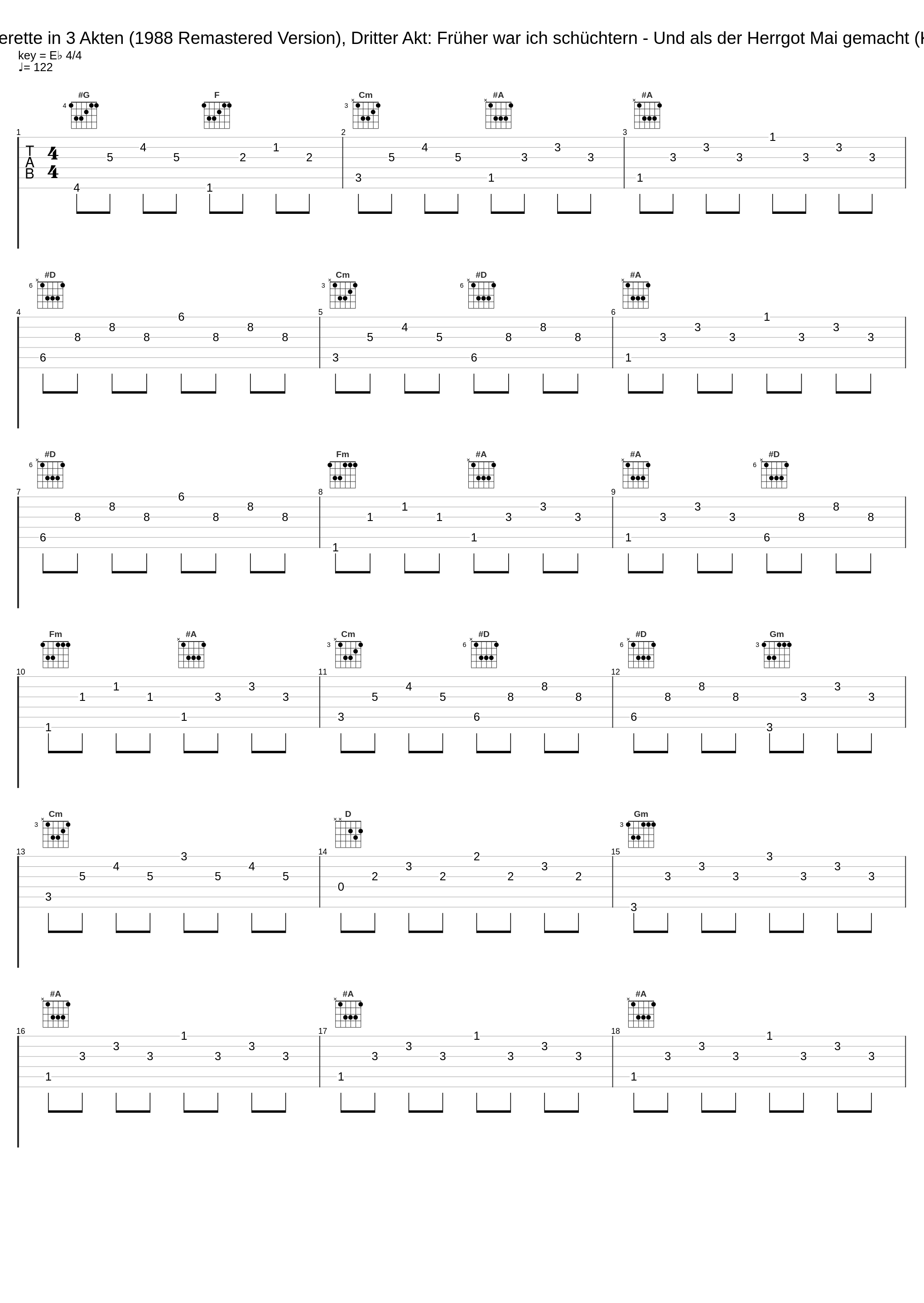 Im weißen Rössl · Operette in 3 Akten (1988 Remastered Version), Dritter Akt: Früher war ich schüchtern - Und als der Herrgot Mai gemacht (Klärchen - Sigismund)_Grit van Jüten,Peter Minich,Benno Hoffmann,Norbert Orth,Peter Kraus,Elke Schary,Hans Putz,Werner Singh,Chor des Bayerischen Rundfunks,Münchner Kinderchor,Münchner Rundfunkorchester,Willy Mattes,Anneliese Rothenberger_1