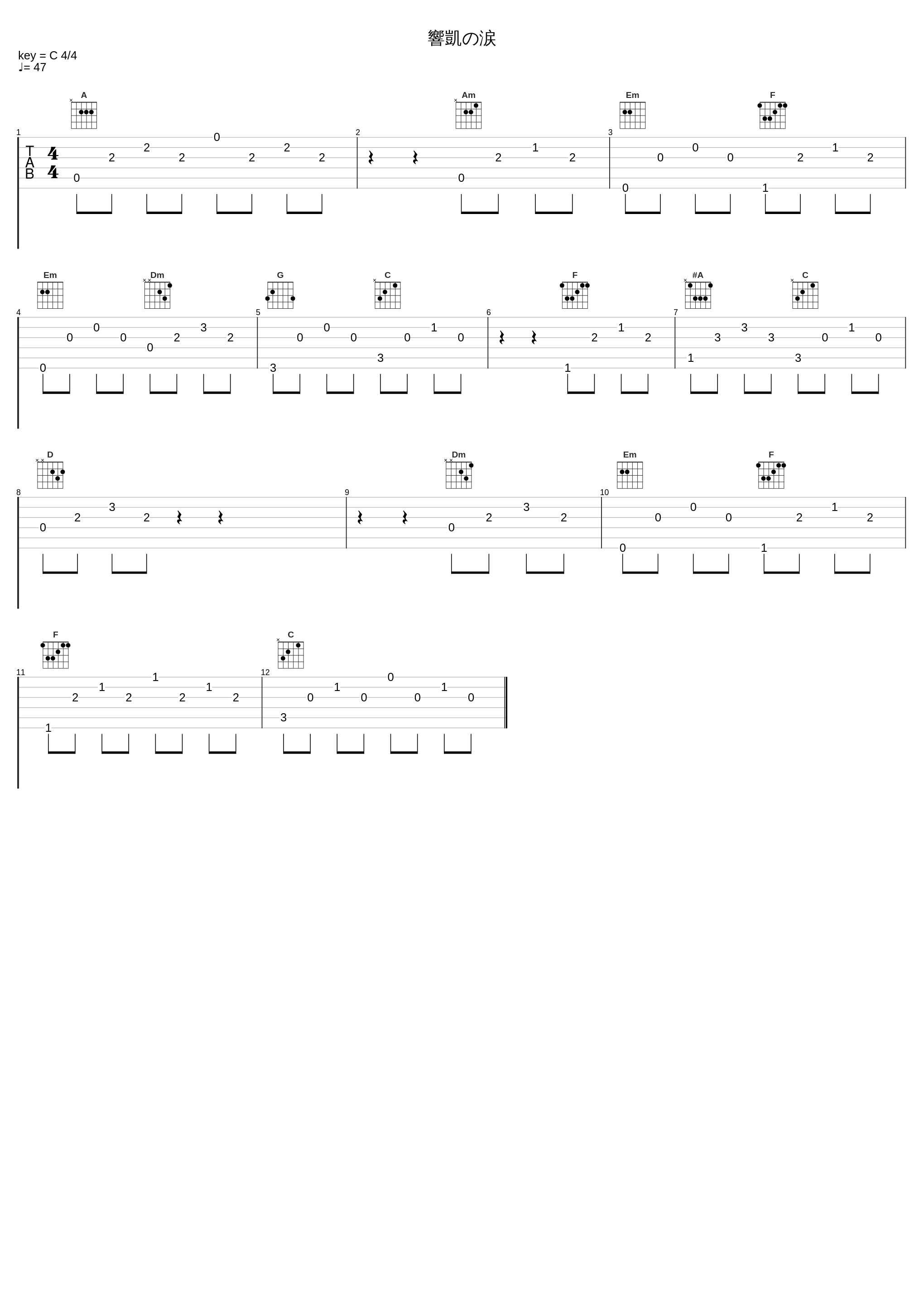 響凱の涙_椎名豪_1