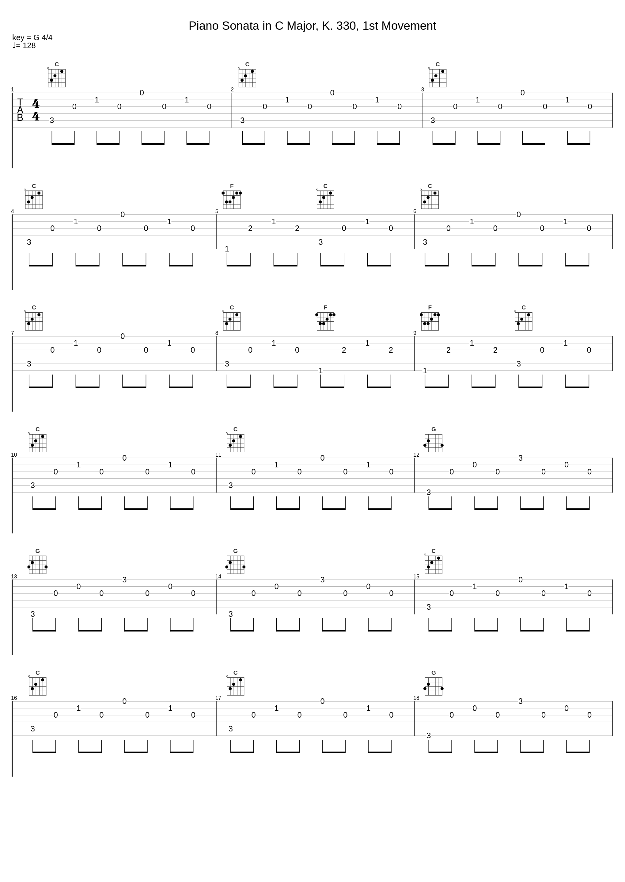 Piano Sonata in C Major, K. 330, 1st Movement_The Baby Einstein Music Box Orchestra_1