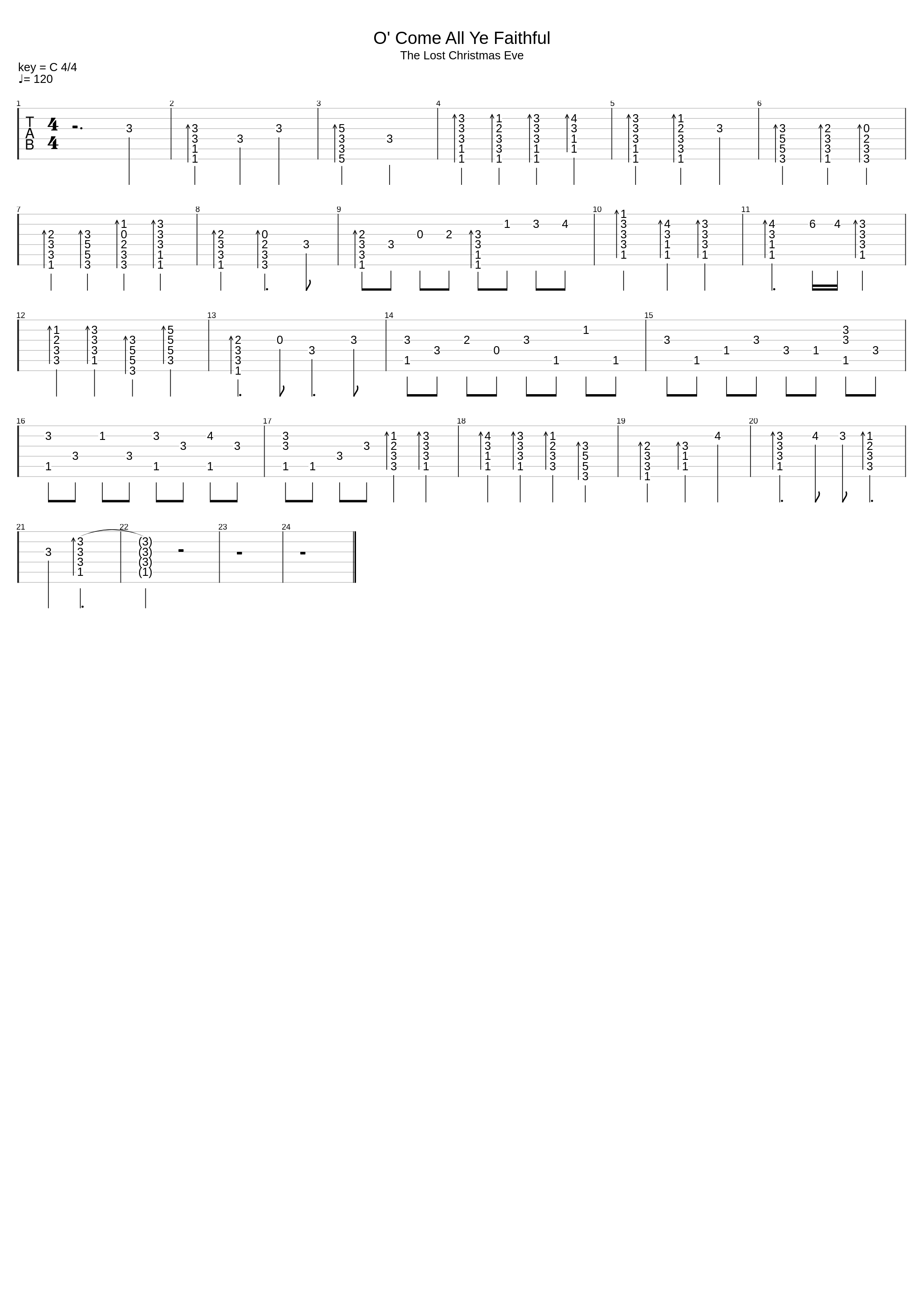 O Come All Ye Faithful_Trans-Siberian Orchestra_1