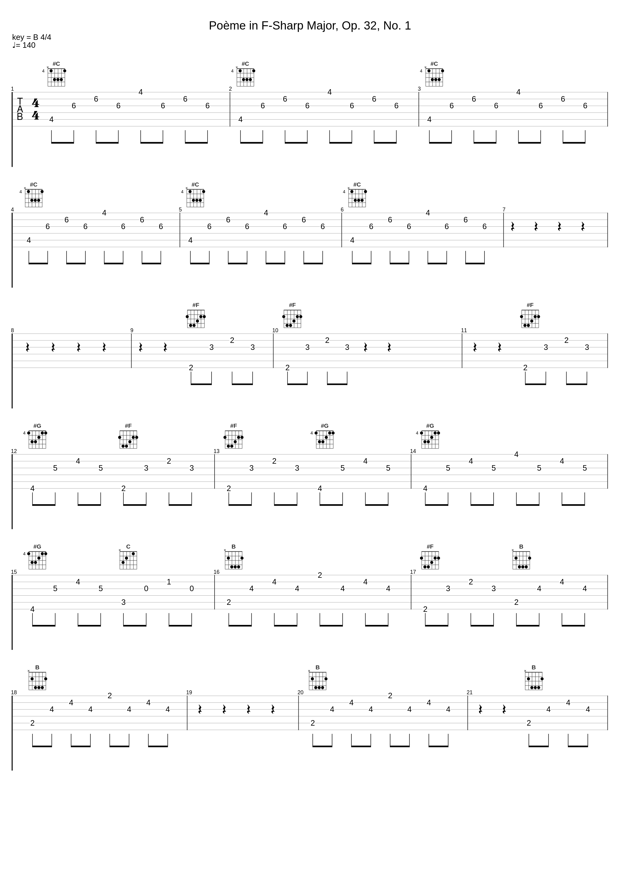 Poème in F-Sharp Major, Op. 32, No. 1_Vladimir Horowitz,Alexander Scriabin_1
