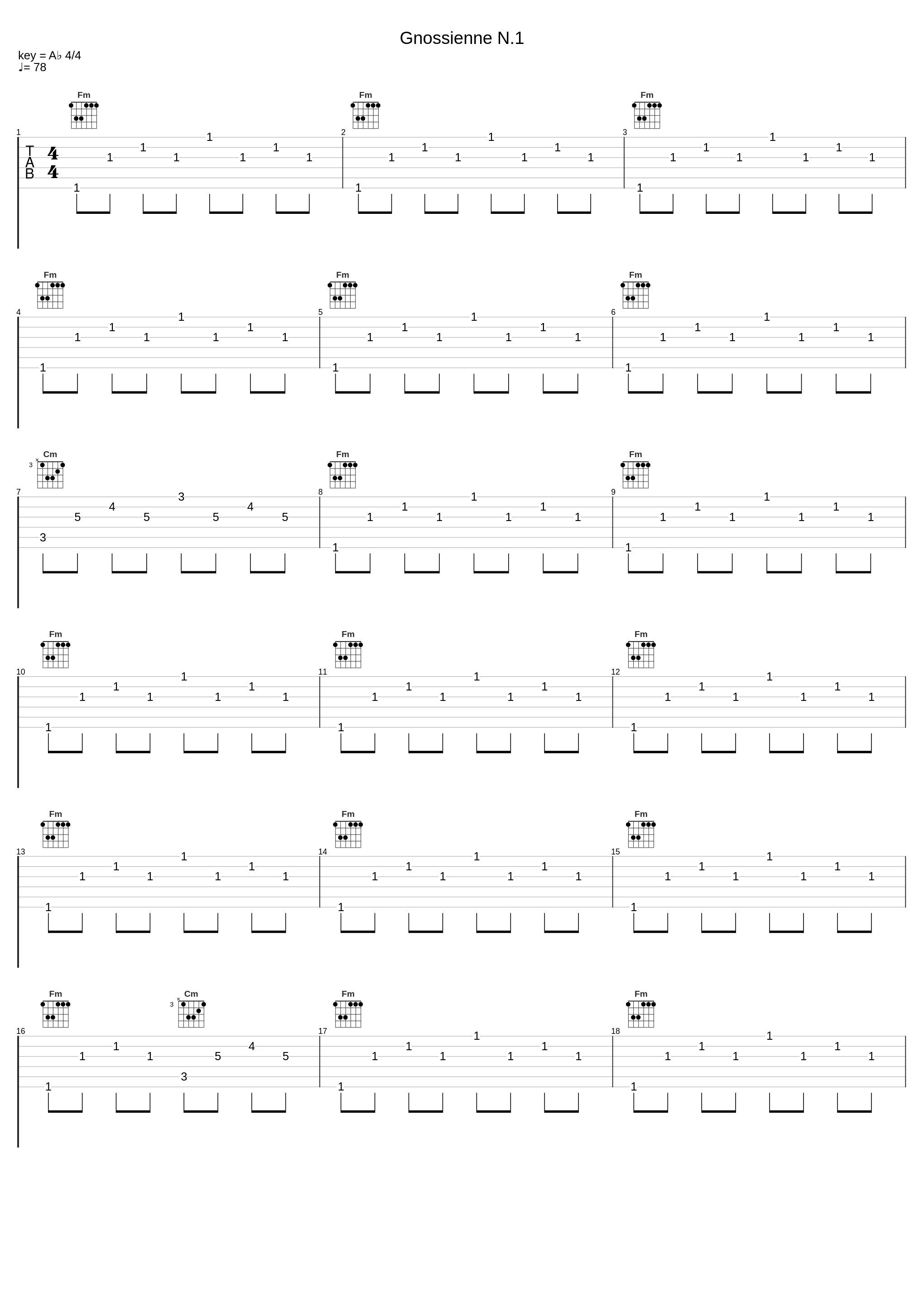 Gnossienne N.1_Newsic,Erik Satie_1