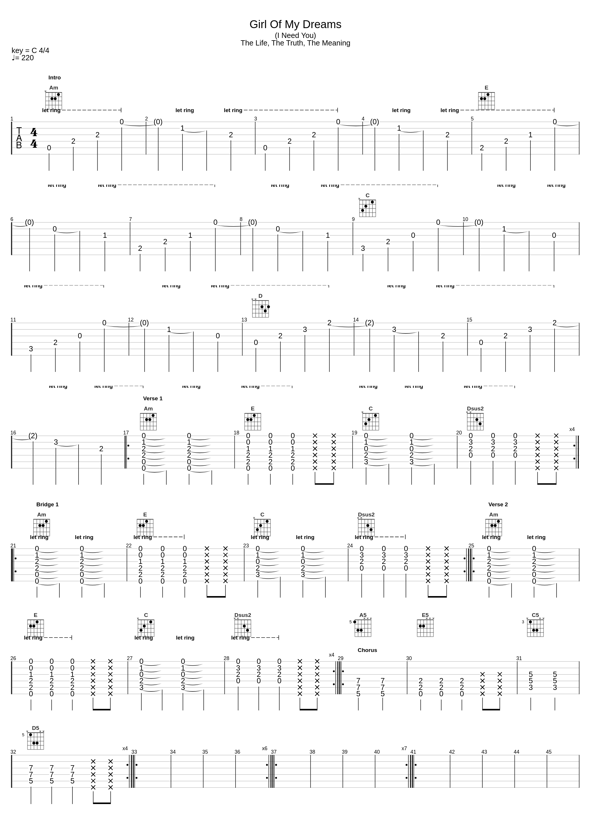 Girl Of My Dreams I Need You_New Age Revolution_1