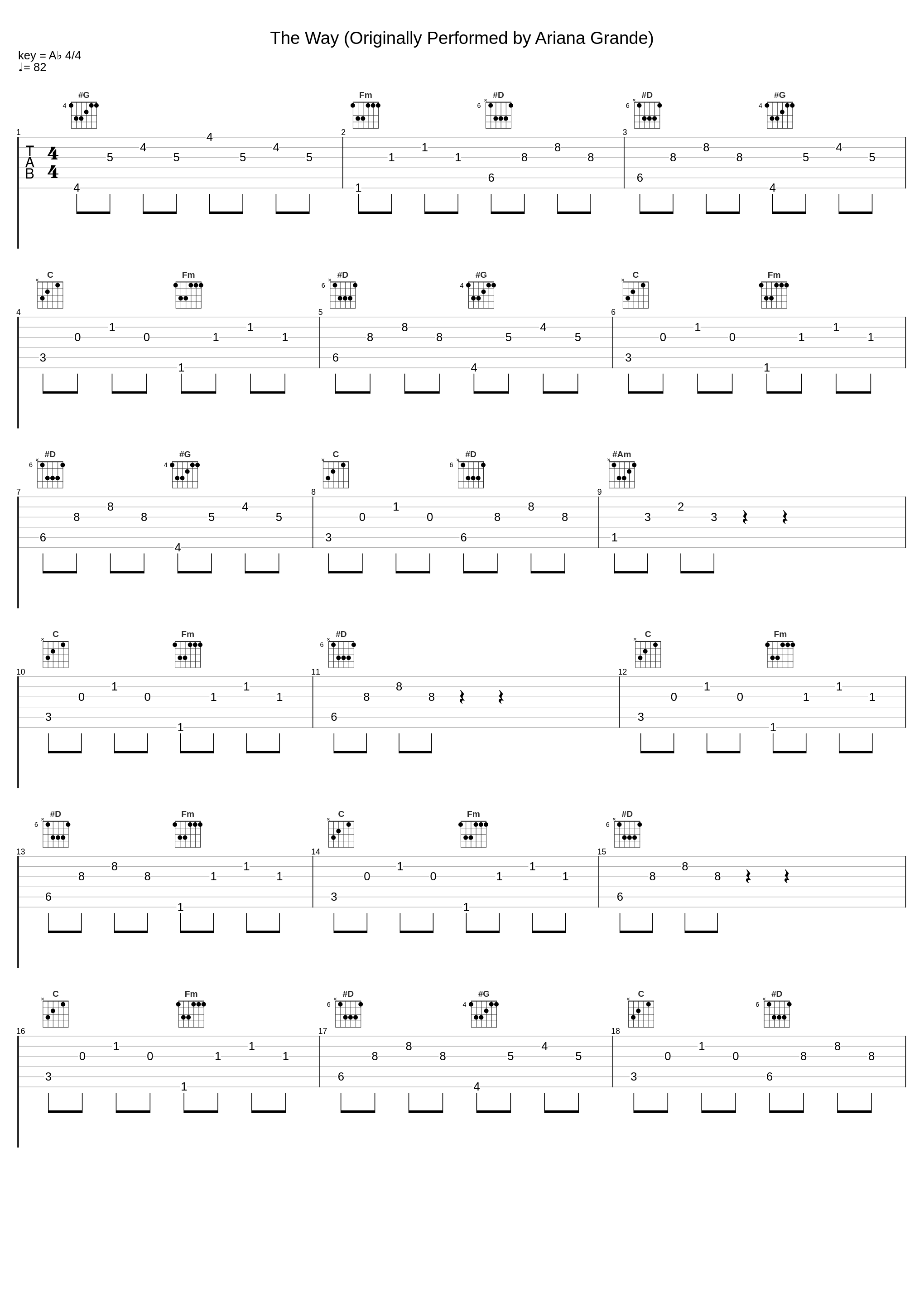 The Way (Originally Performed by Ariana Grande)_Mac Miller,American Karaoke Tunes_1