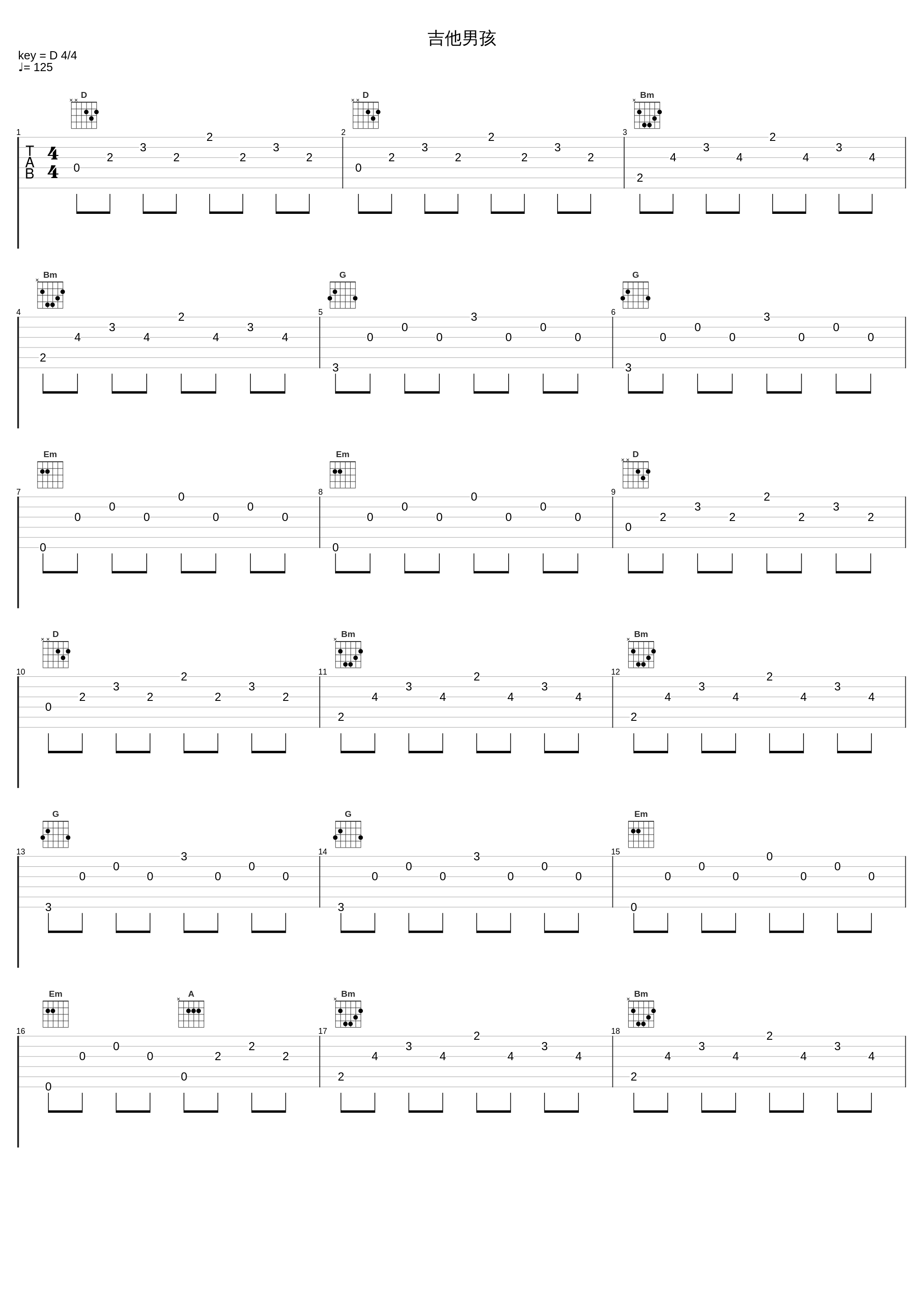 吉他男孩_赖康康_1