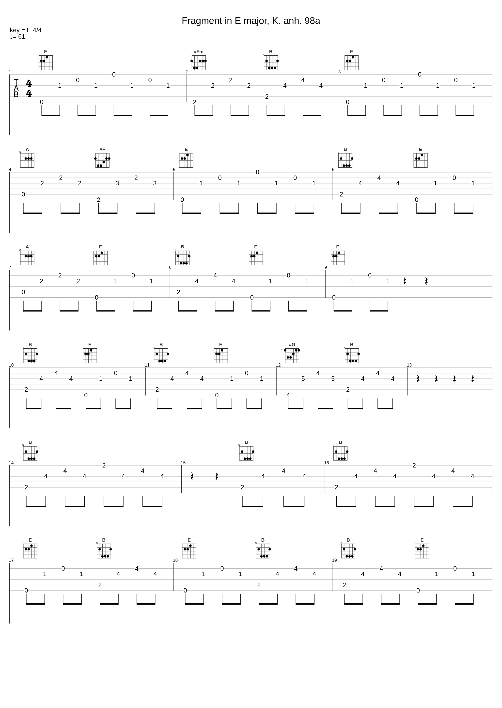 Fragment in E major, K. anh. 98a_Barry Tuckwell,Philharmonia Orchestra_1