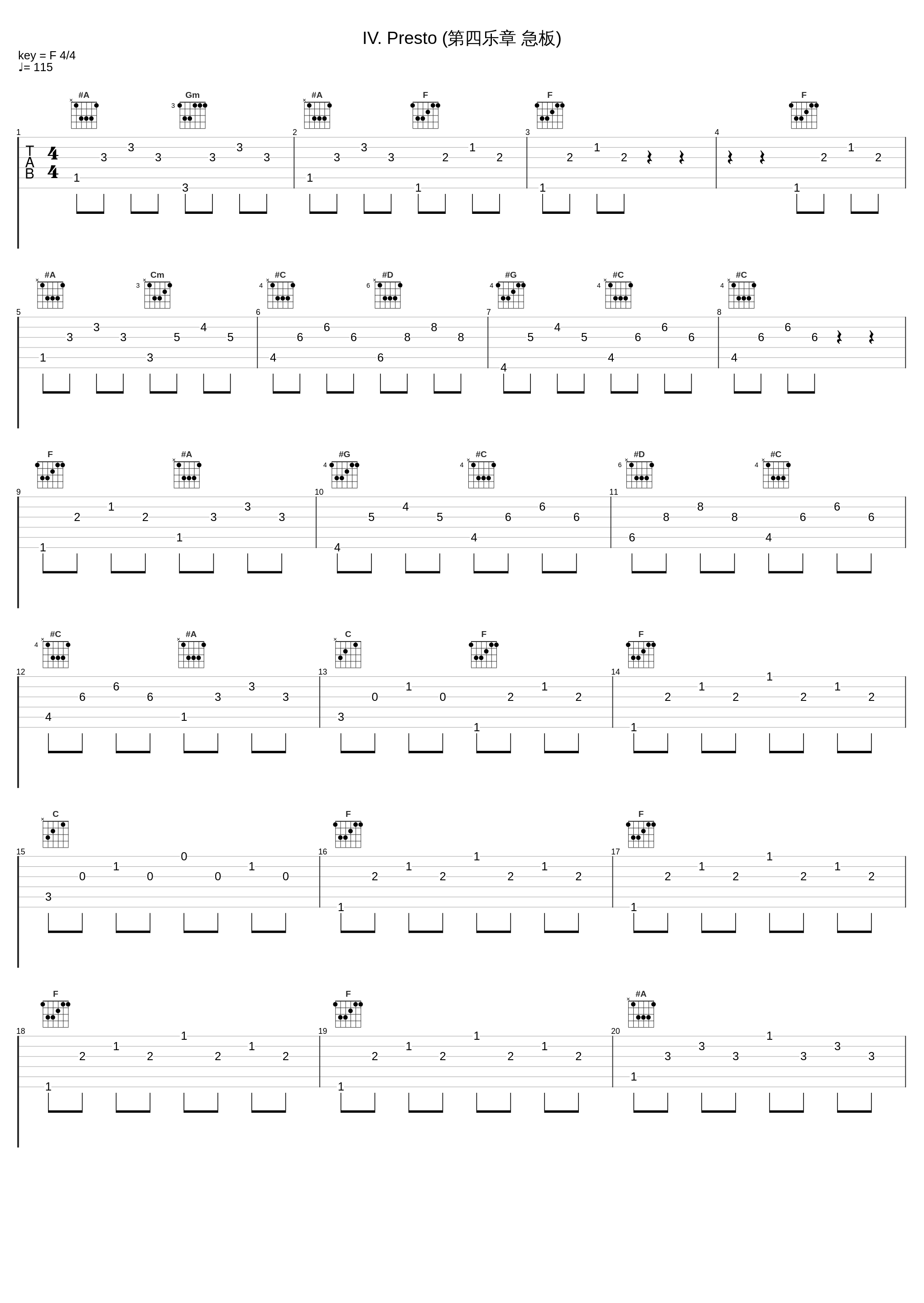 IV. Presto (第四乐章 急板)_Orpheus Chamber Orchestra_1