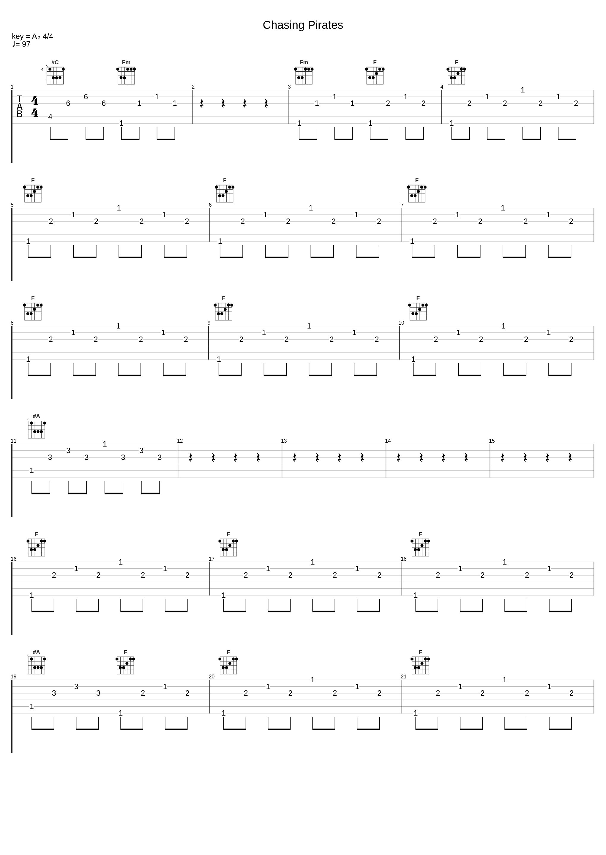 Chasing Pirates_Tabata Music_1