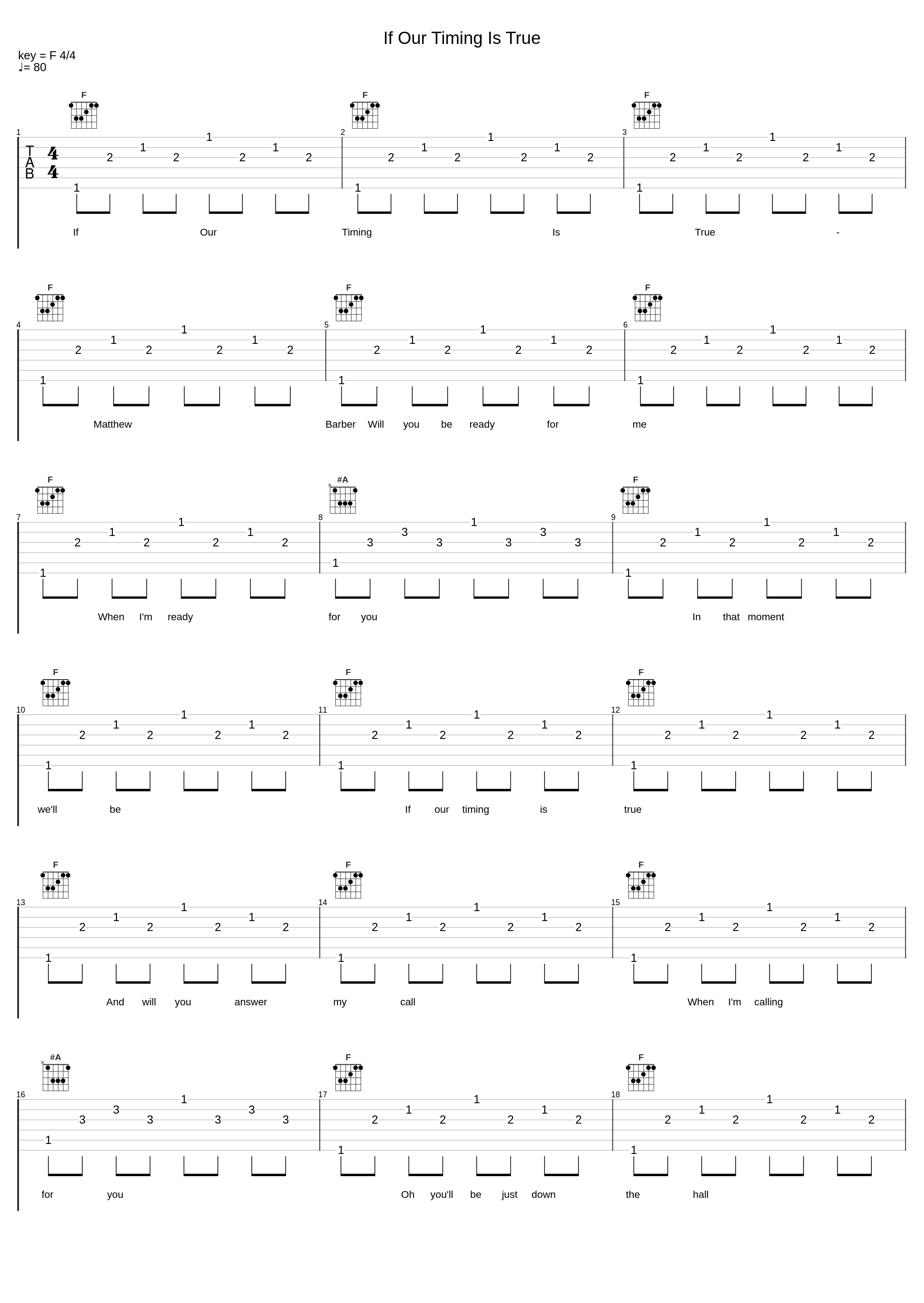 If Our Timing Is True_Matthew Barber_1