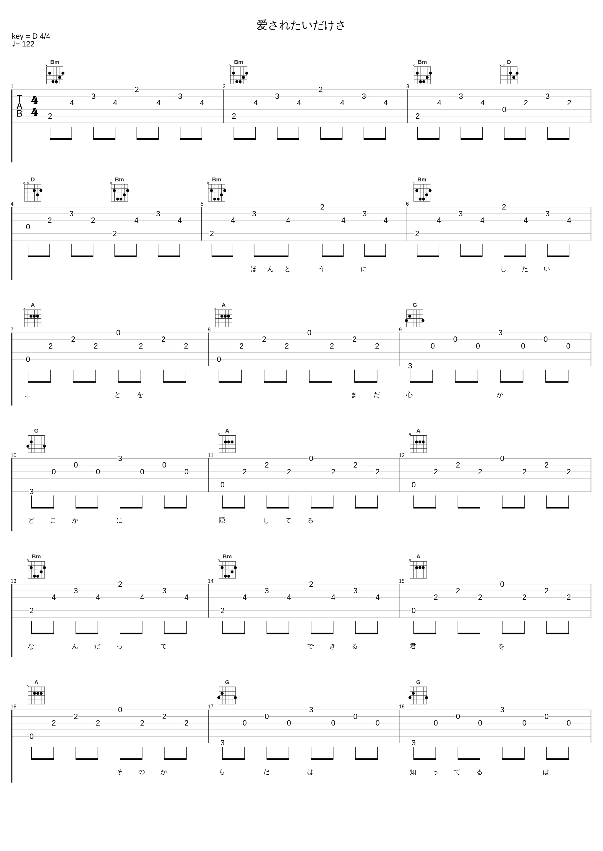 爱されたいだけさ_玉置浩二_1