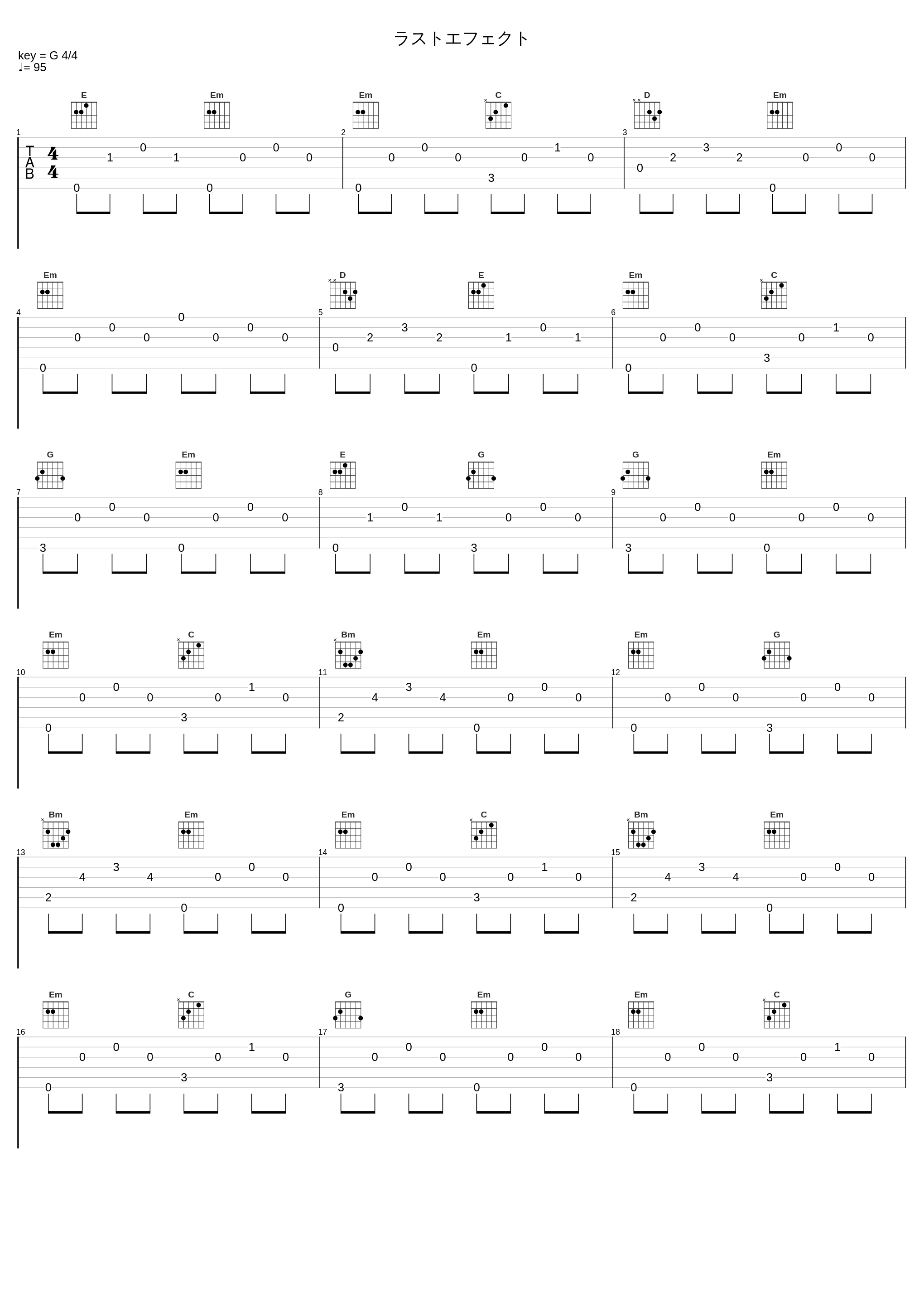 ラストエフェクト_Last Note.,まふまふ_1