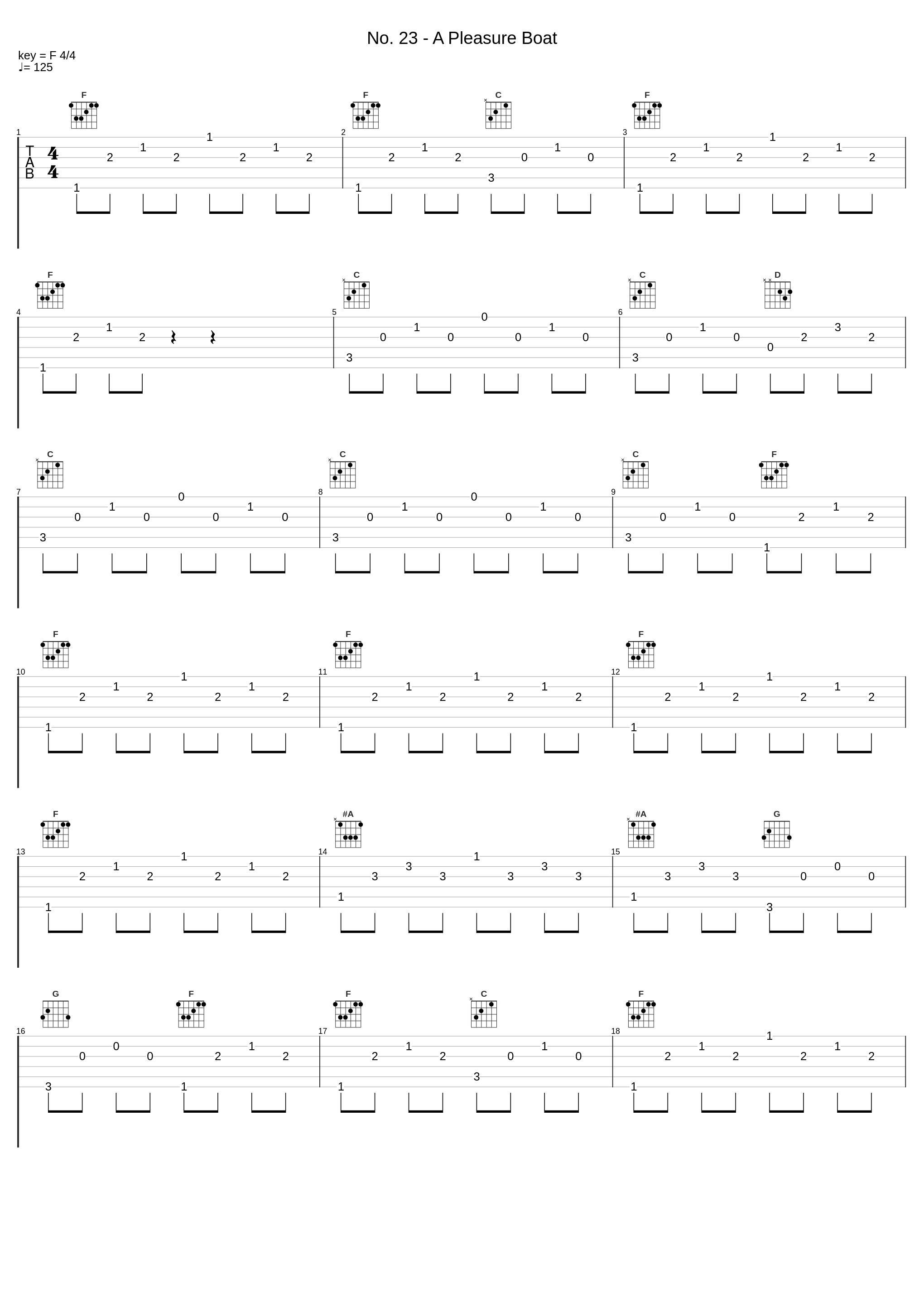 No. 23 - A Pleasure Boat_Frédéric Chopin_1