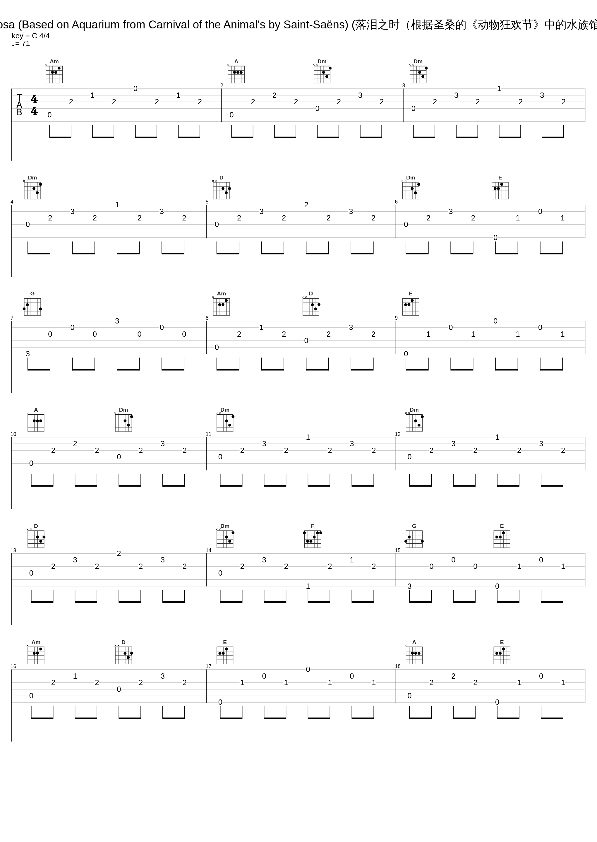 Lacrymosa (Based on Aquarium from Carnival of the Animal's by Saint-Saëns) (落泪之时（根据圣桑的《动物狂欢节》中的水族馆改编）)_Libera,Robert Prizeman_1