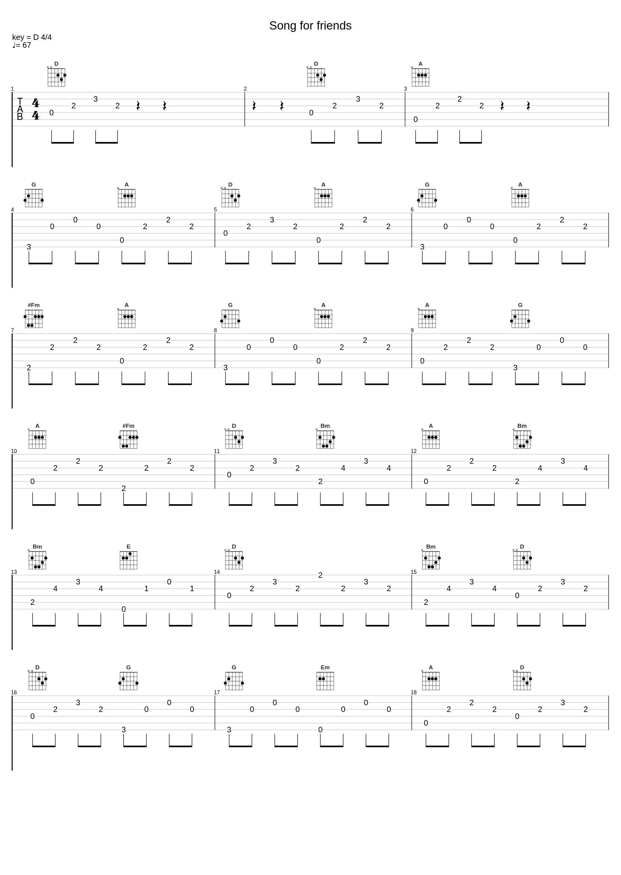 Song for friends_Key Sounds Label_1