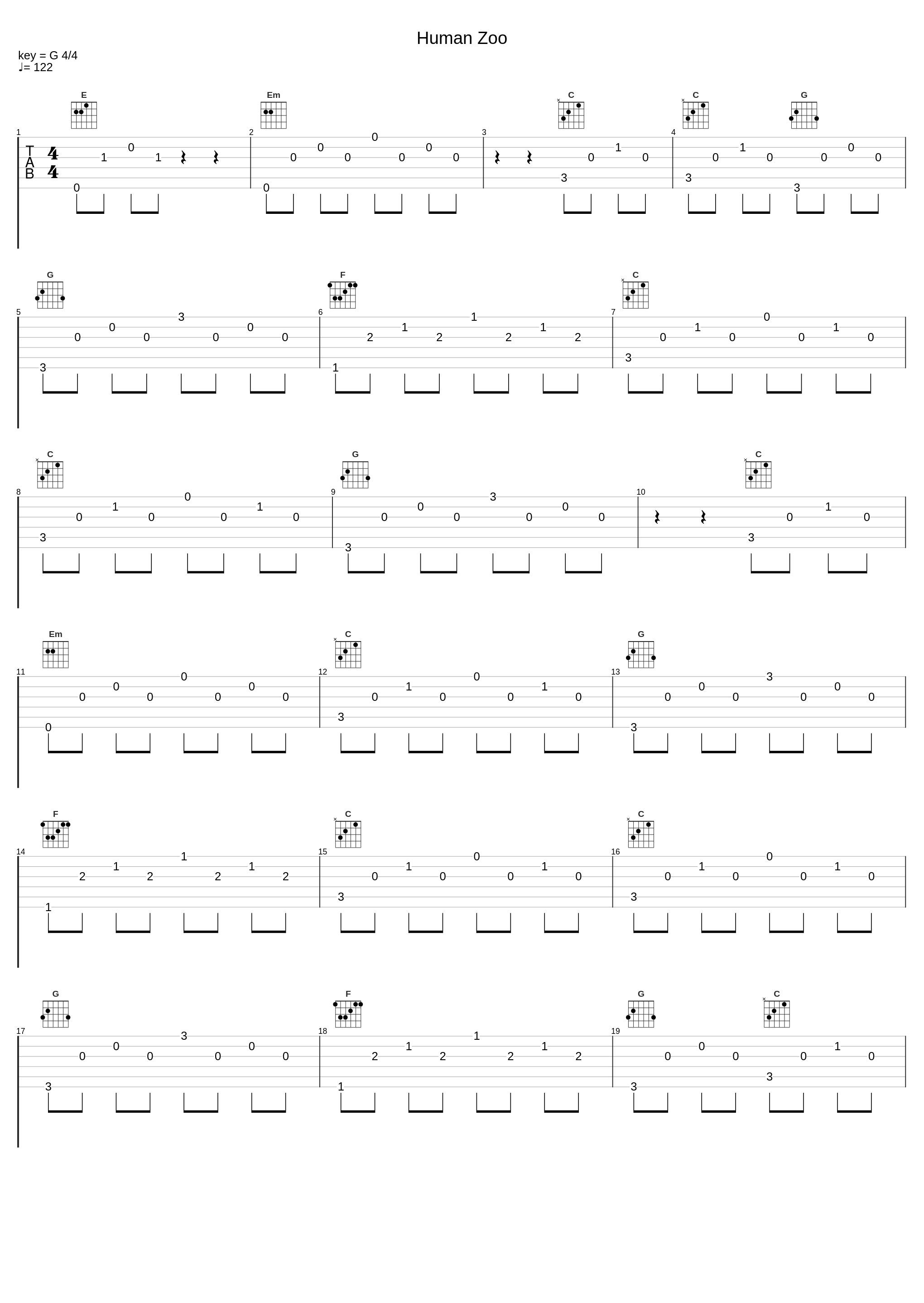 Human Zoo_ASL,A S Govere,Andrew Haas,Ian Franzino,John Ryan,Julian Bunetta,Liza Owen,Teddy Geiger_1