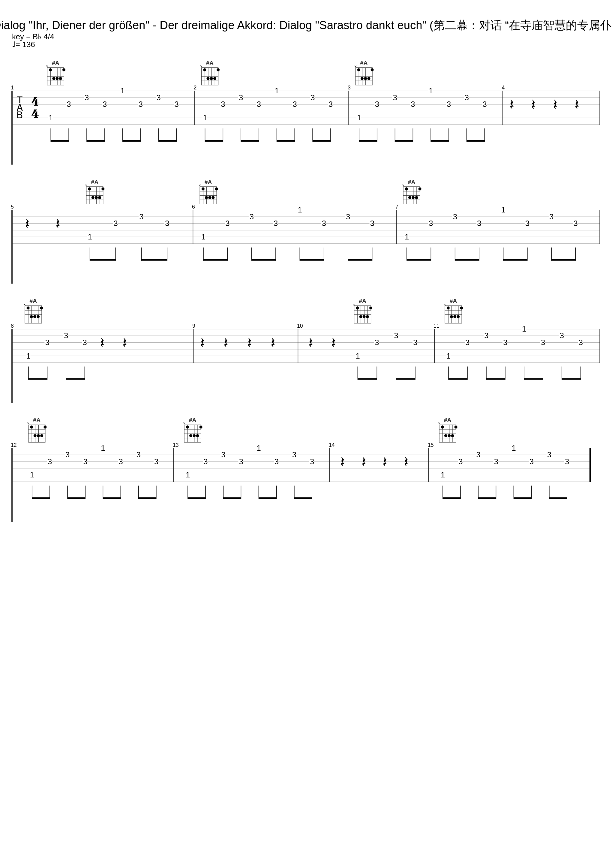 Mozart: Die Zauberflöte, K.620 / Act 2 - Dialog "Ihr, Diener der größen" - Der dreimalige Akkord: Dialog "Sarastro dankt euch" (第二幕：对话 “在寺庙智慧的专属仆人” - 三次和弦 - 对话 “萨拉斯特罗感谢你”)_Samuel Ramey,Edmund Barham,Harry Peeters,Academy of St. Martin in the Fields,Sir Neville Marriner_1