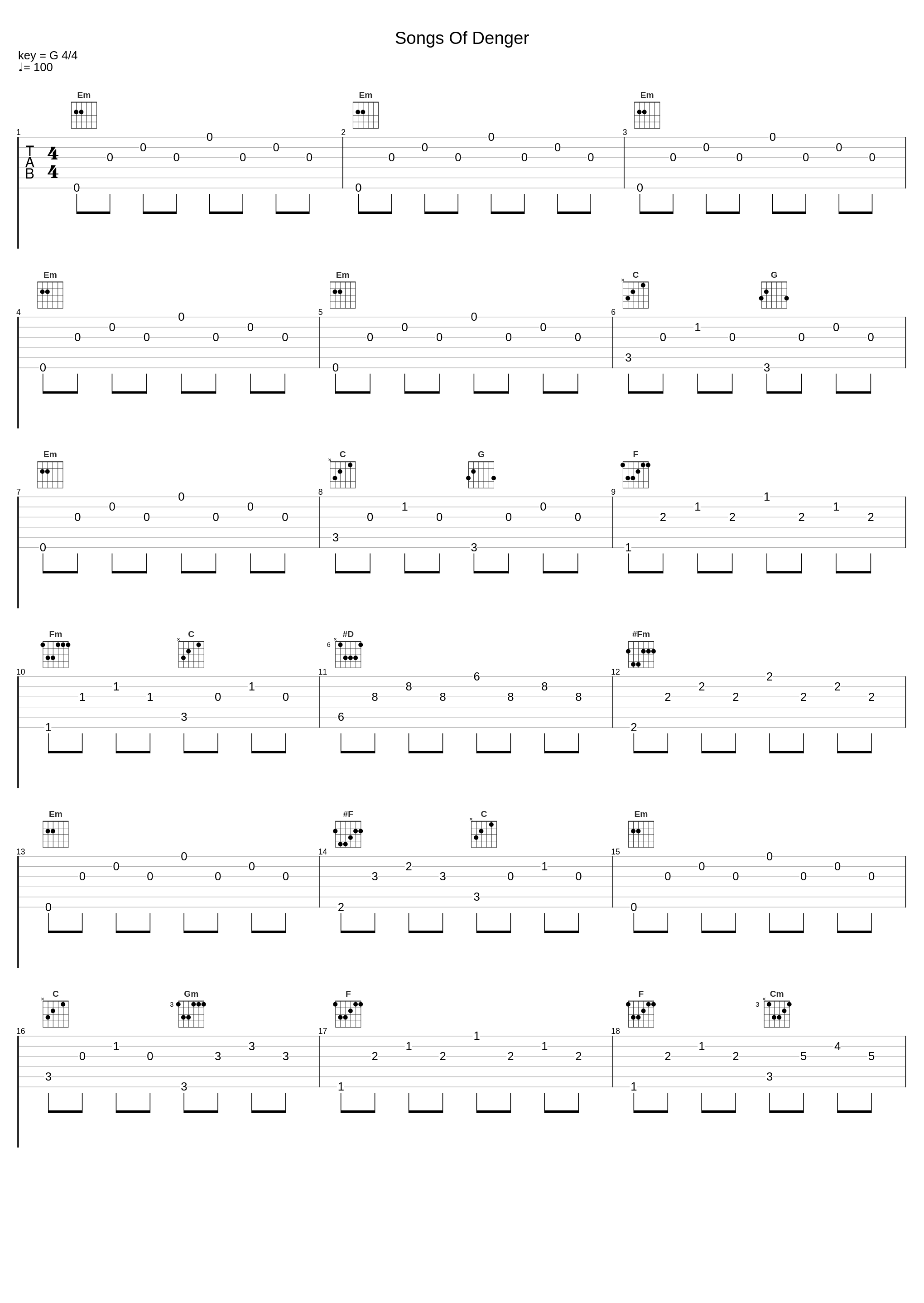 Songs Of Denger_山冈晃_1