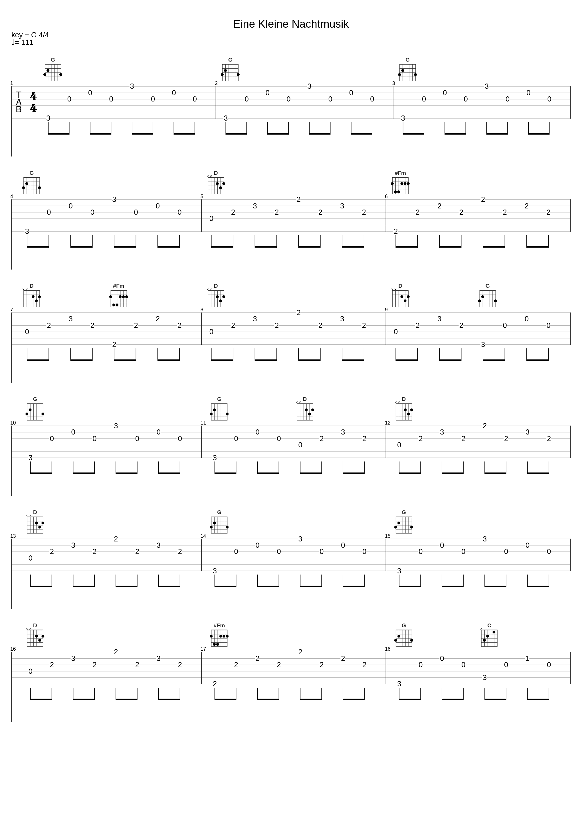 Eine Kleine Nachtmusik_Piano Fruits Music,Magnus Eriksson,Wolfgang Amadeus Mozart_1