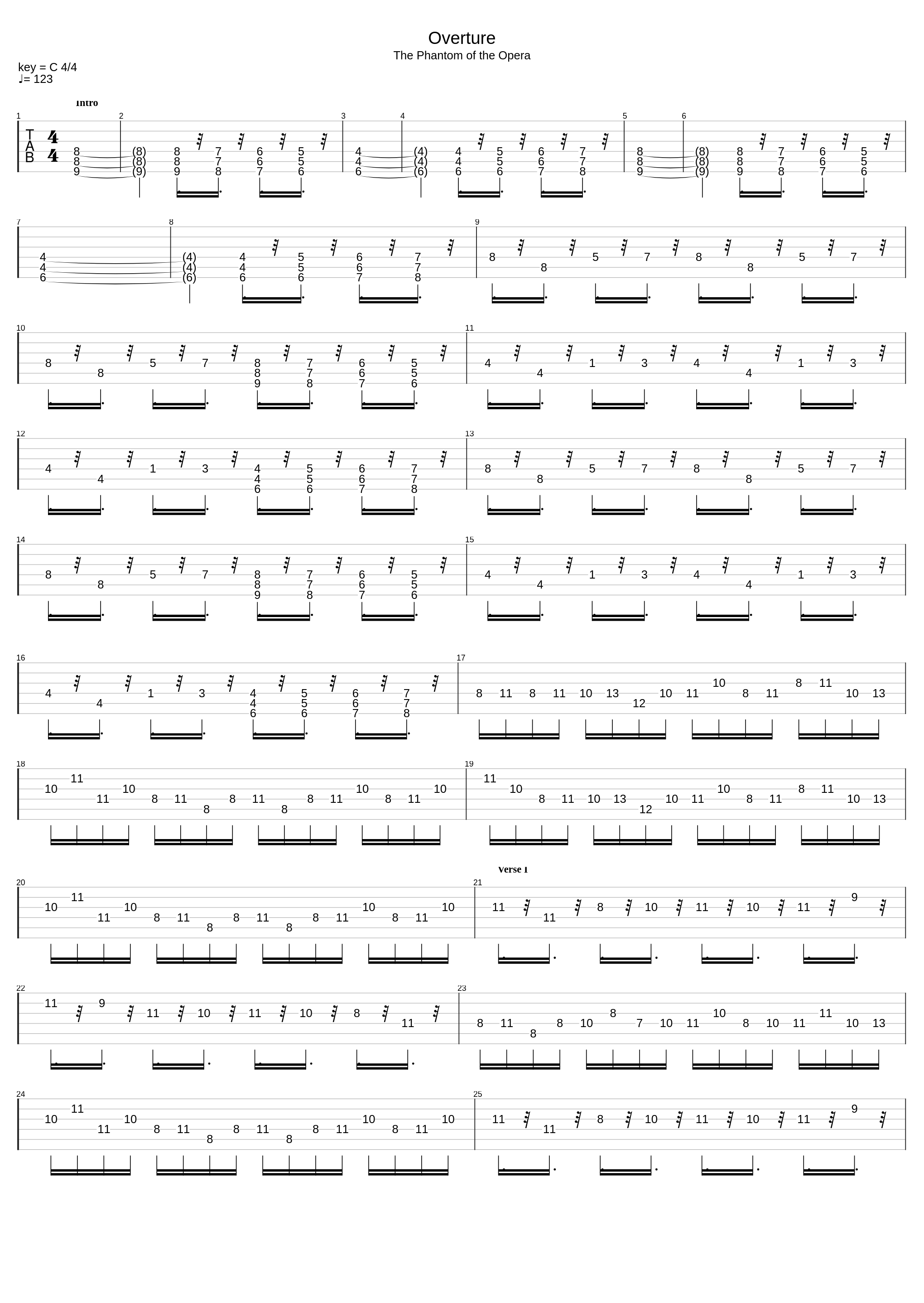 Overture (Rock Version)_Lockedwolf / Andrew Lloyd Webber_1