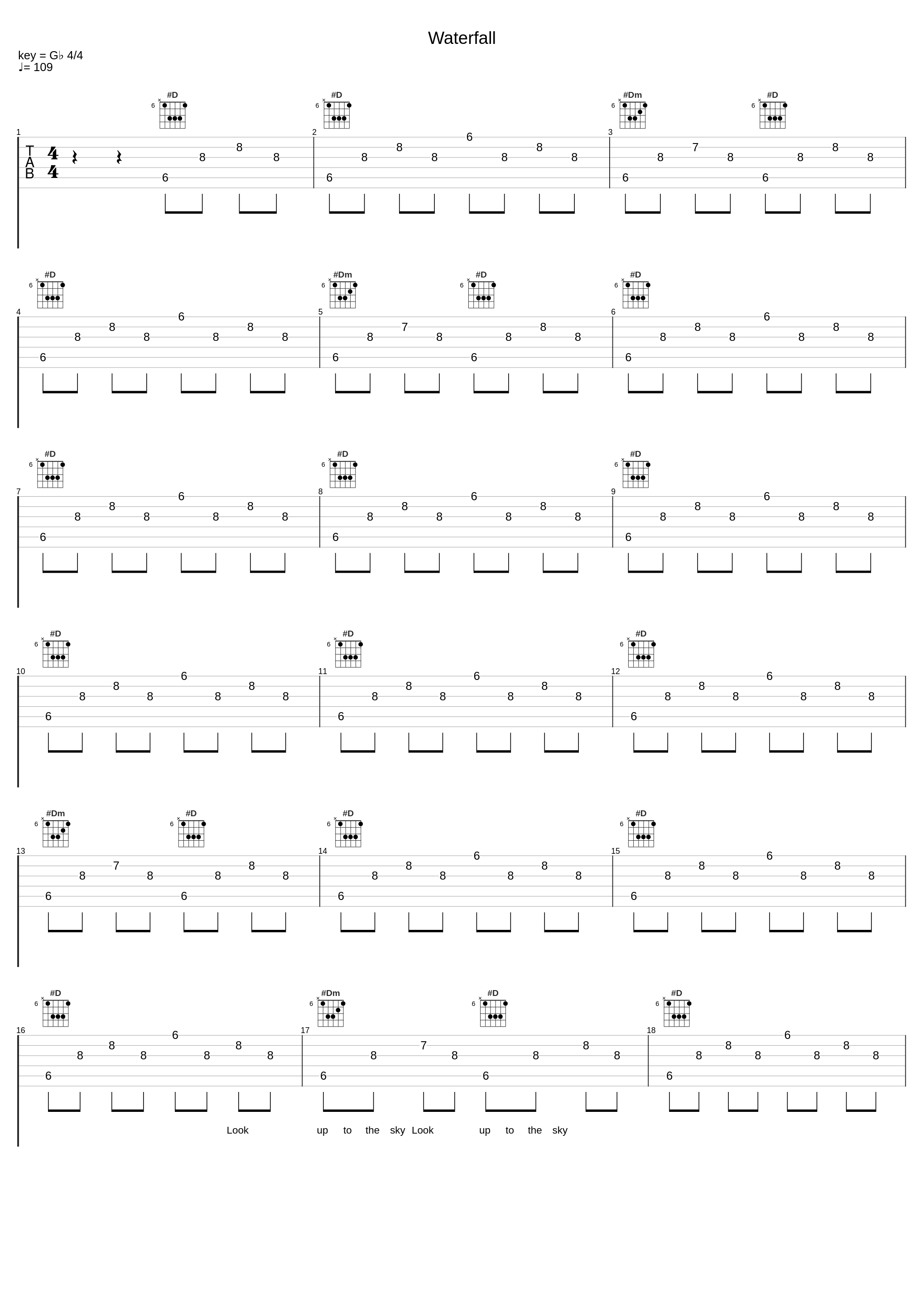 Waterfall_4 Strings_1