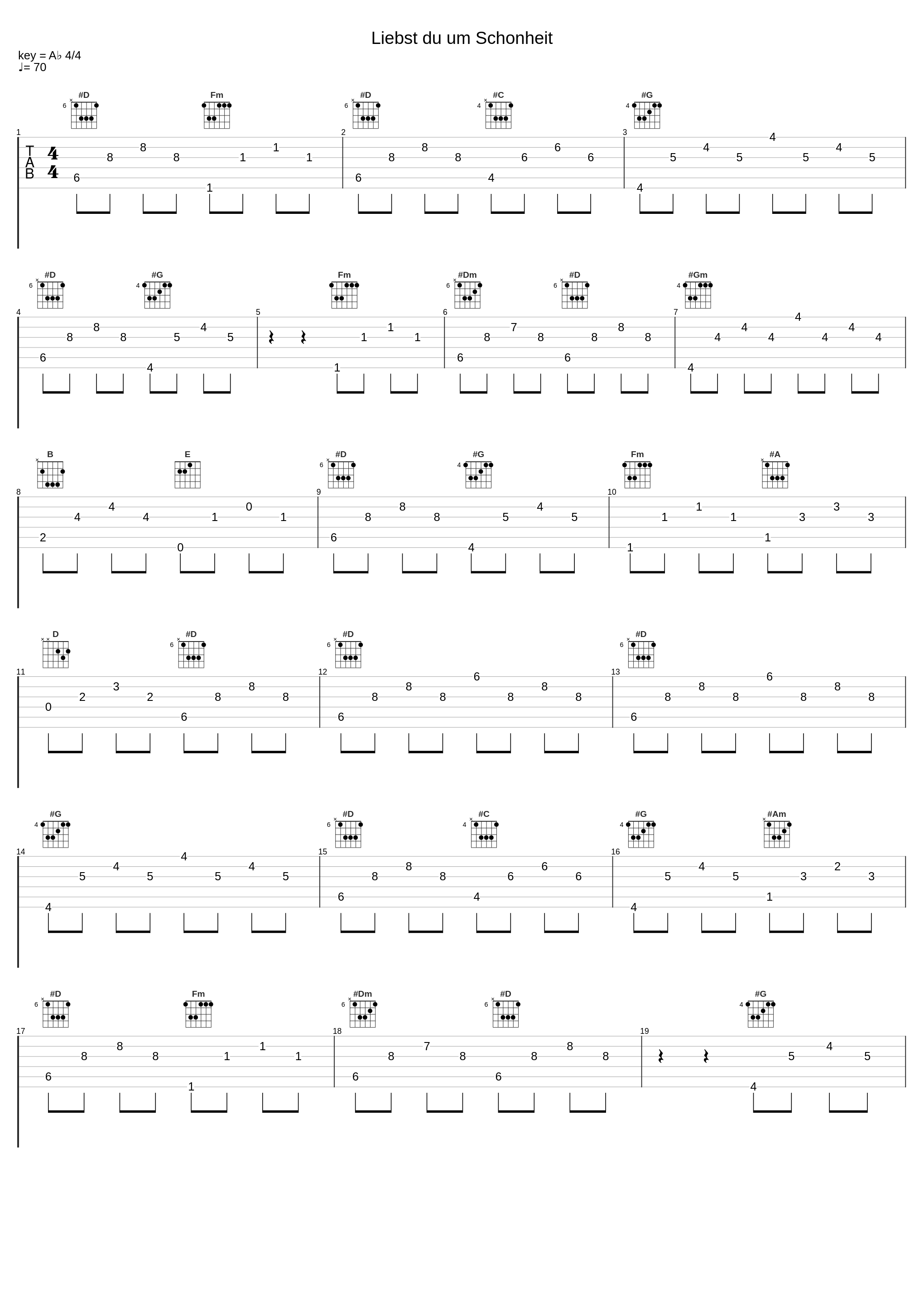 Liebst du um Schonheit_Ed Anderson_1