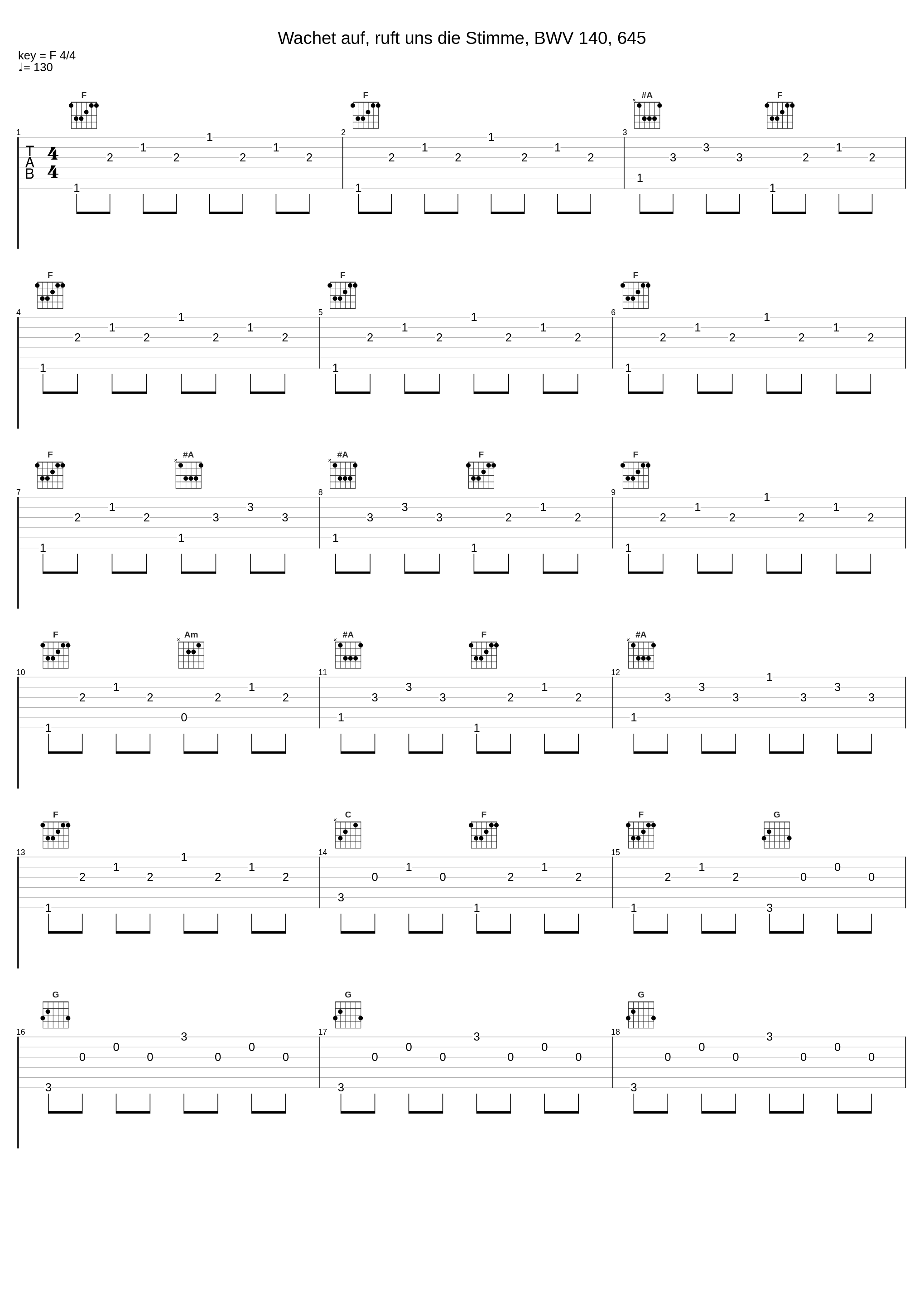 Wachet auf, ruft uns die Stimme, BWV 140, 645_Jan Depreter_1