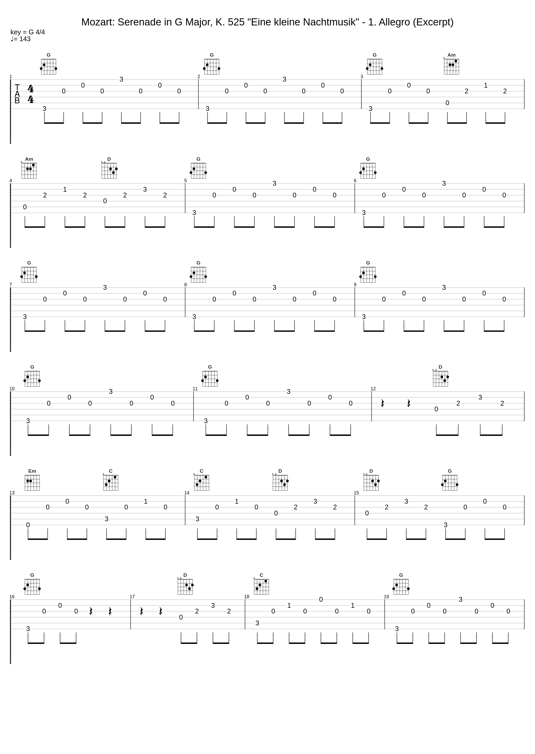 Mozart: Serenade in G Major, K. 525 "Eine kleine Nachtmusik" - 1. Allegro (Excerpt)_Wiener Mozart Ensemble,Willi Boskovsky_1