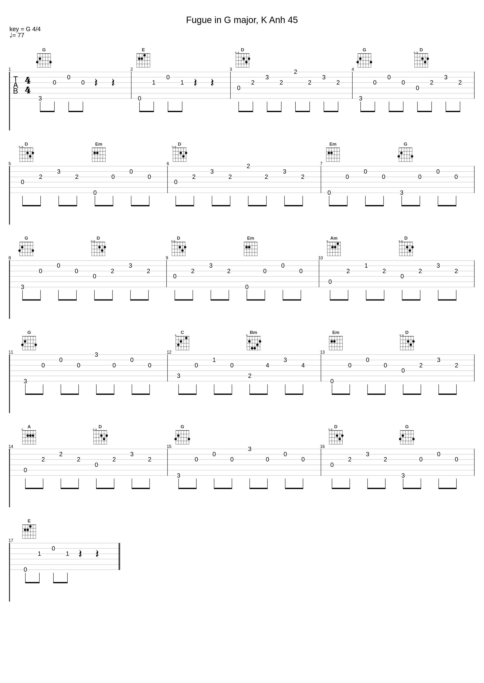 Fugue in G major, K Anh 45_Wolfgang Amadeus Mozart,Nologo_1