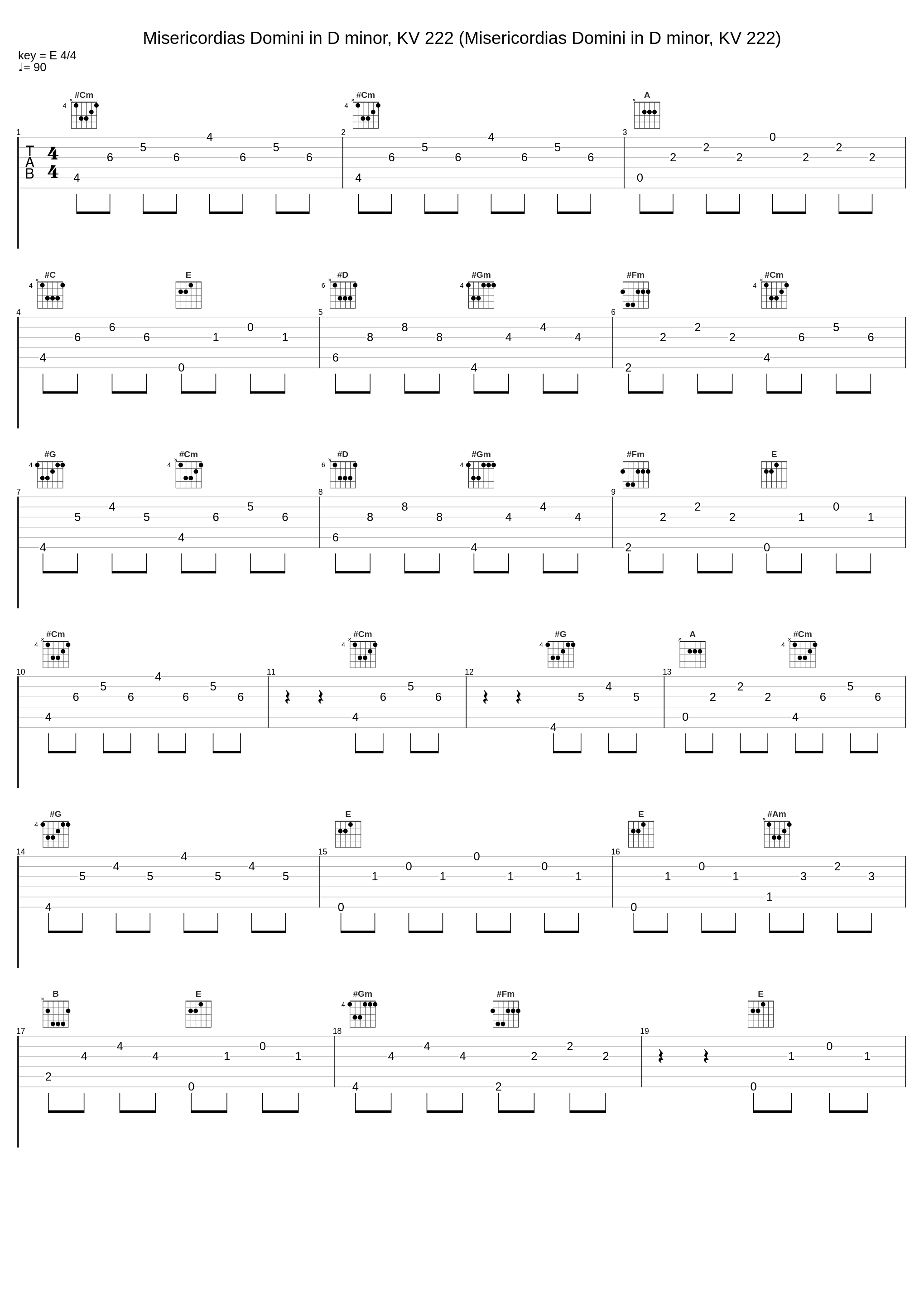 Misericordias Domini in D minor, KV 222 (Misericordias Domini in D minor, KV 222)_Giovanni Acciai,Wolfgang Amadeus Mozart,Collegium Vocale,Nova Ars Cantandi_1