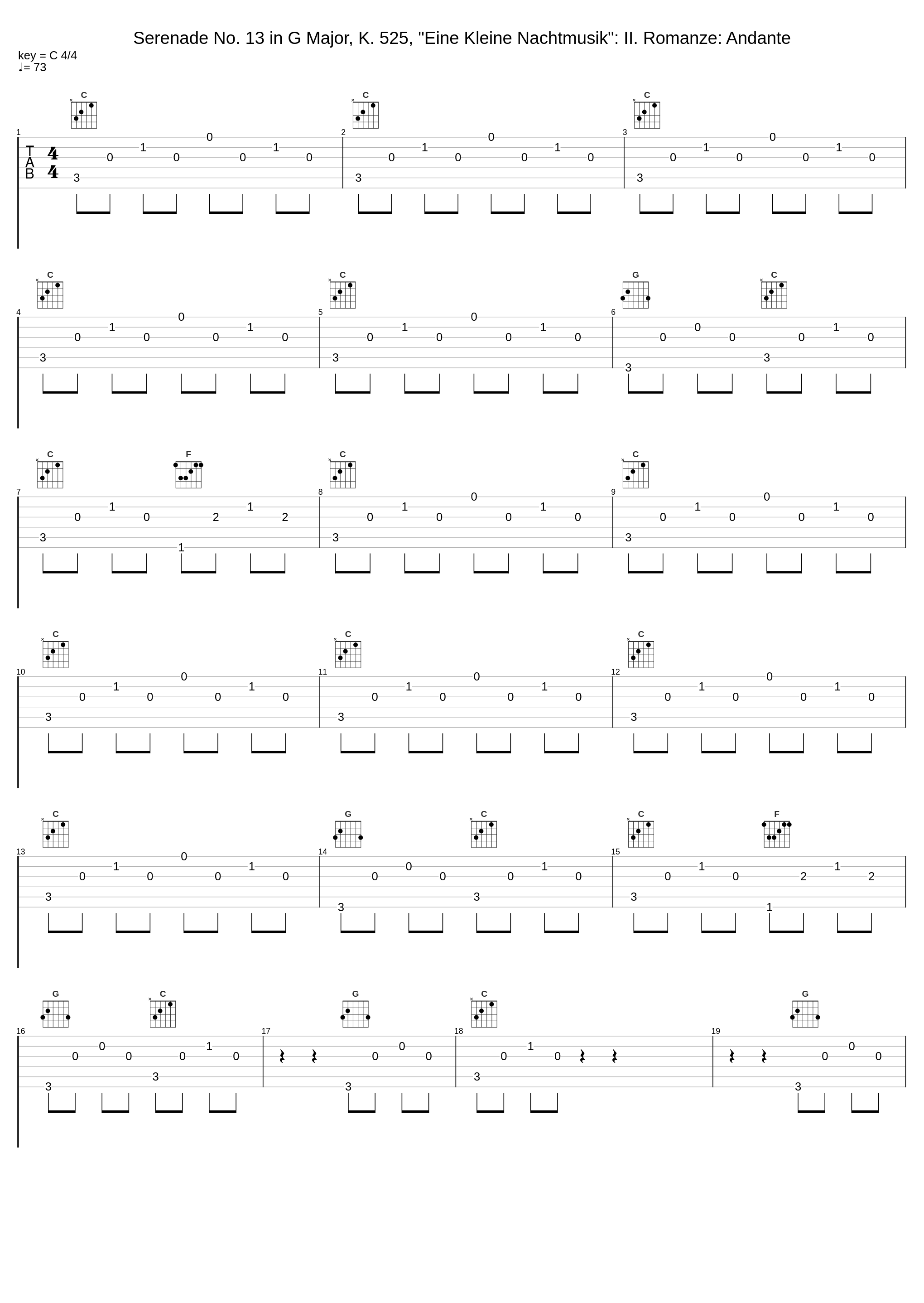 Serenade No. 13 in G Major, K. 525, "Eine Kleine Nachtmusik": II. Romanze: Andante_The Kiboomers,Wolfgang Amadeus Mozart_1