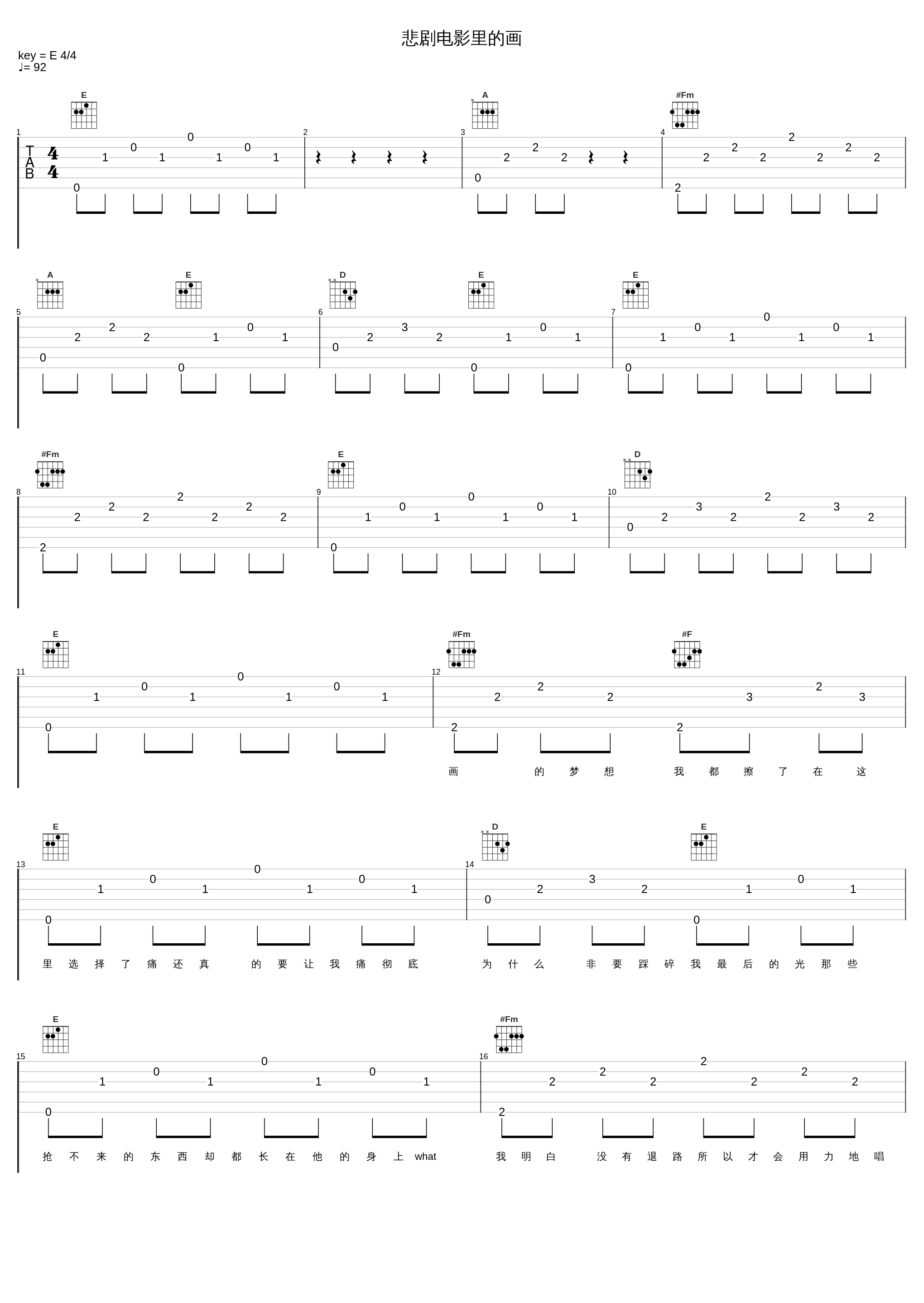 悲剧电影里的画_罗一四_1