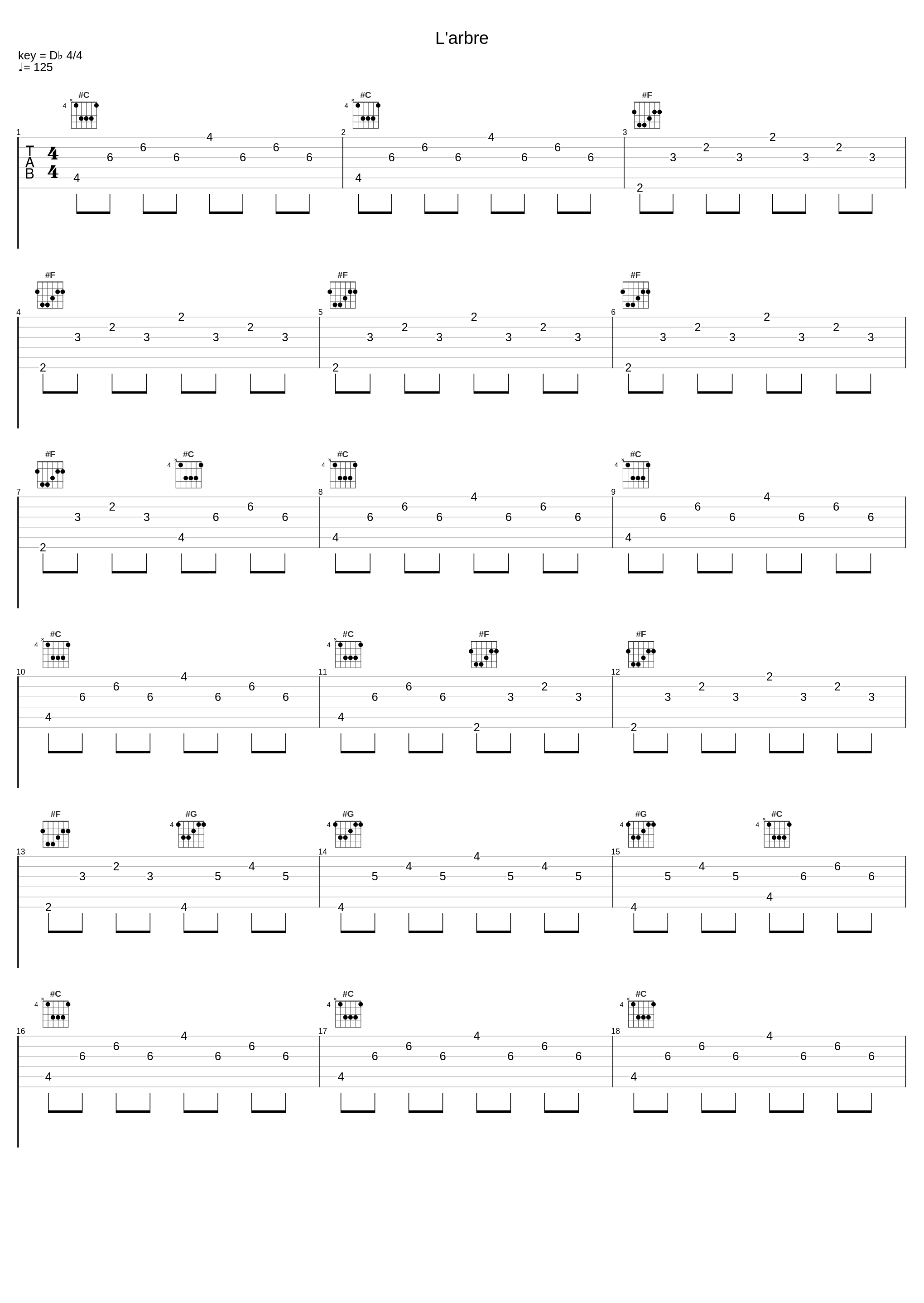 L'arbre_Francis Lai_1