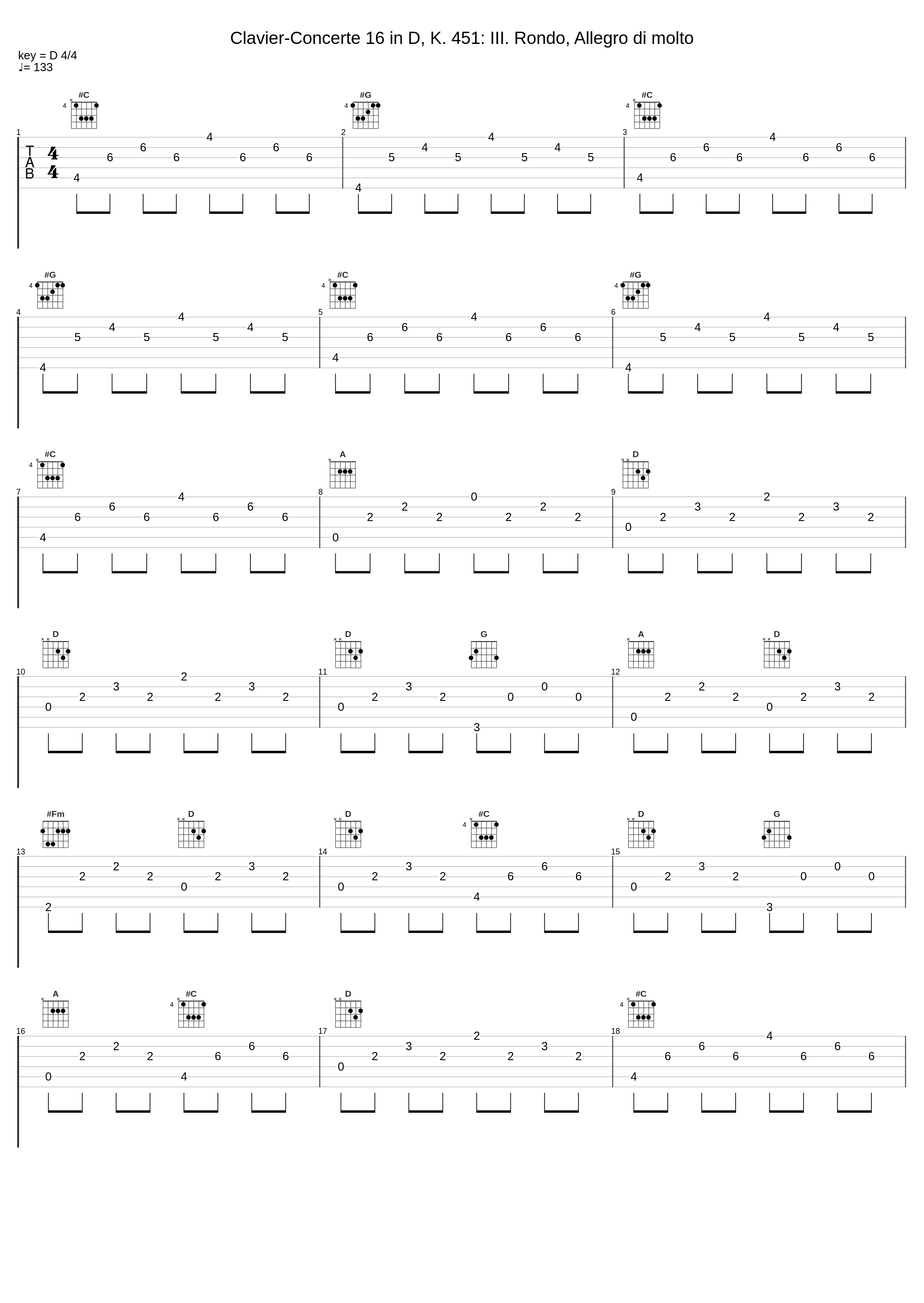 Clavier-Concerte 16 in D, K. 451: III. Rondo, Allegro di molto_Anima Eterna,Jos Van Immerseel,Wolfgang Amadeus Mozart_1