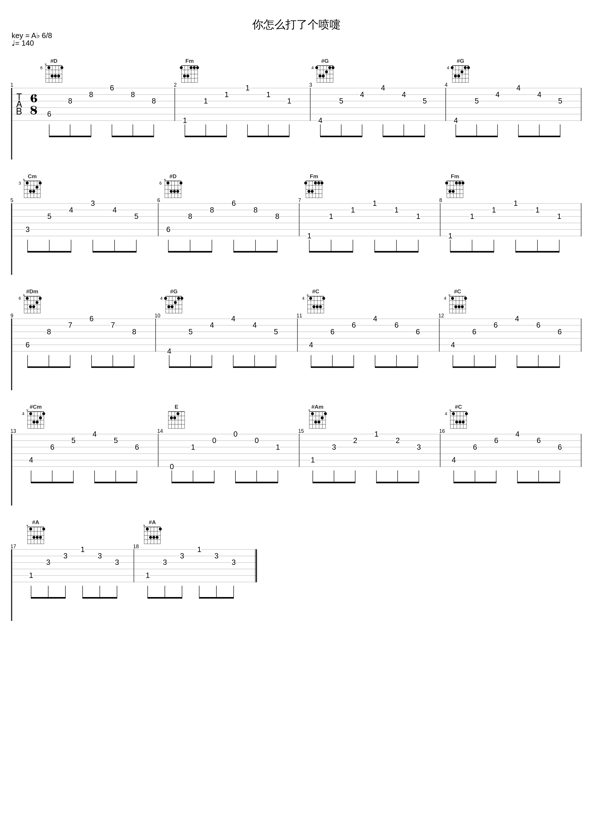 你怎么打了个喷嚏_赖仔Morris_1