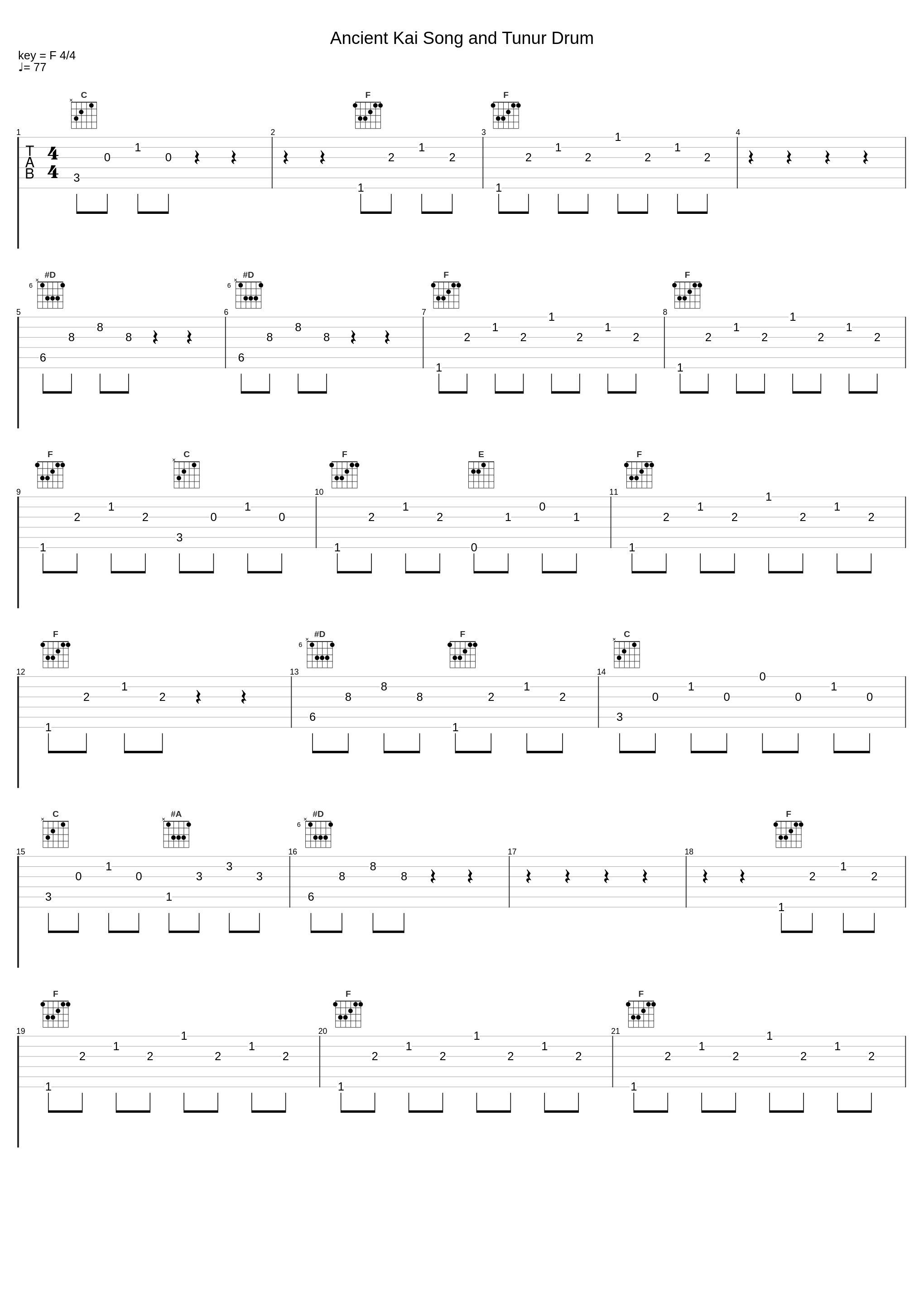 Ancient Kai Song and Tunur Drum_Altai Kai_1