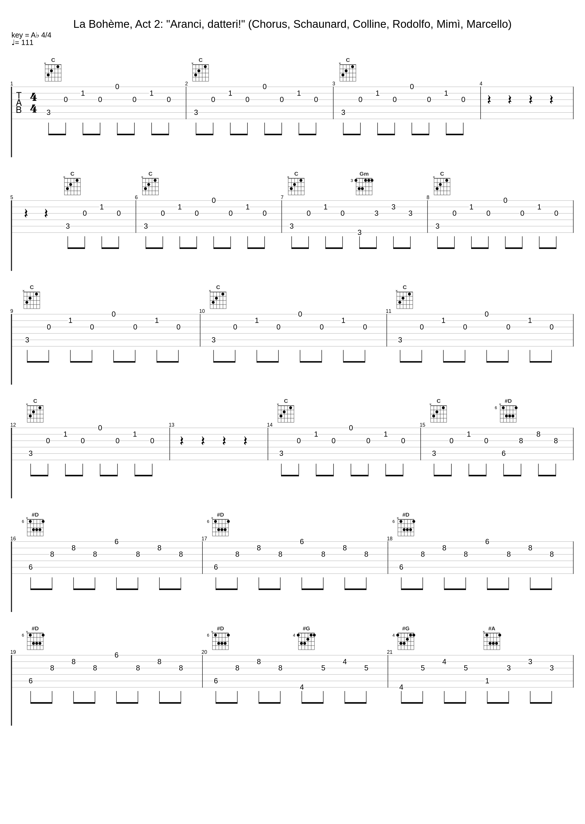 La Bohème, Act 2: "Aranci, datteri!" (Chorus, Schaunard, Colline, Rodolfo, Mimì, Marcello)_Antonio Pappano,Leontina Vaduva,Roberto Alagna,Samuel Ramey,Simon Keenlyside,Thomas Hampson_1