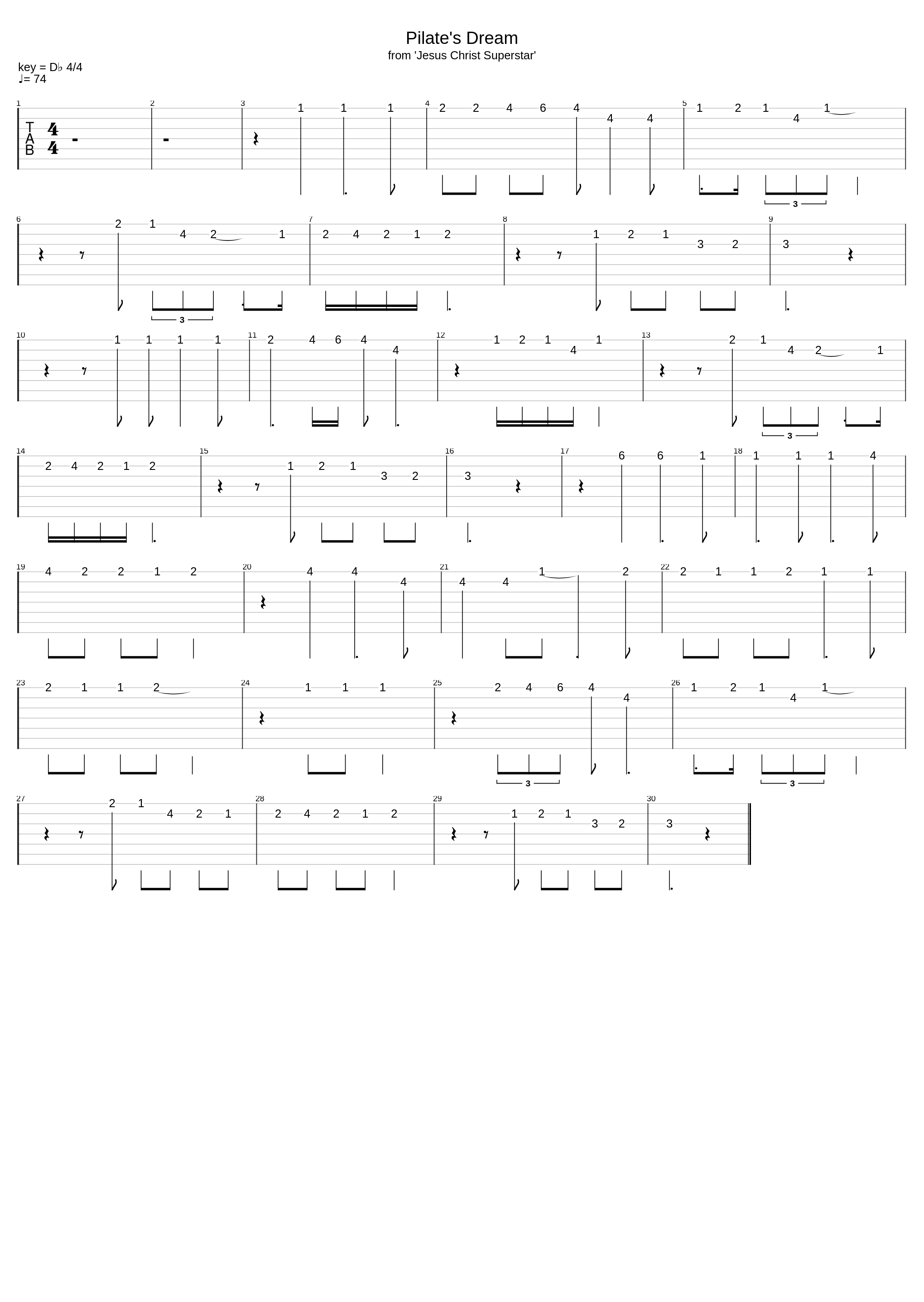 Pilate's Dream_Andrew Lloyd Webber_1