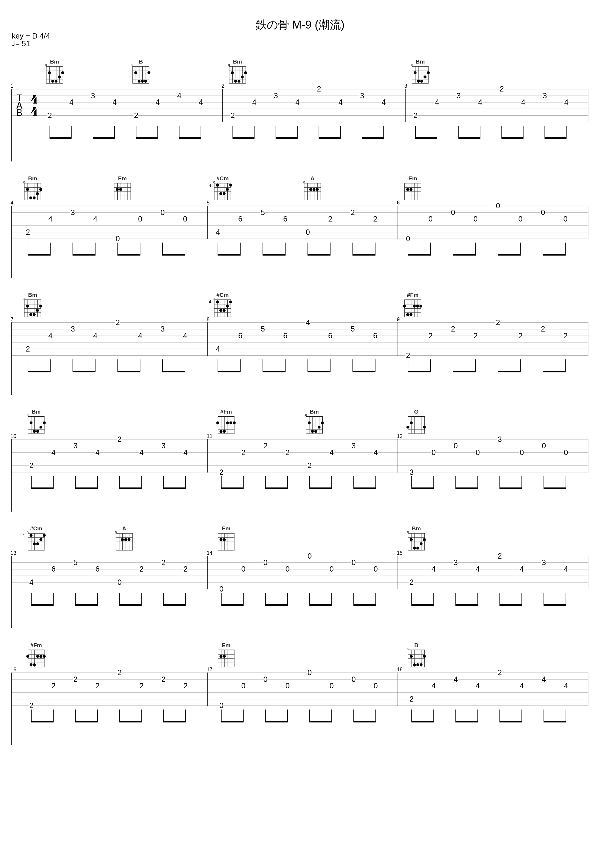 鉄の骨 M-9 (潮流)_川井宪次_1