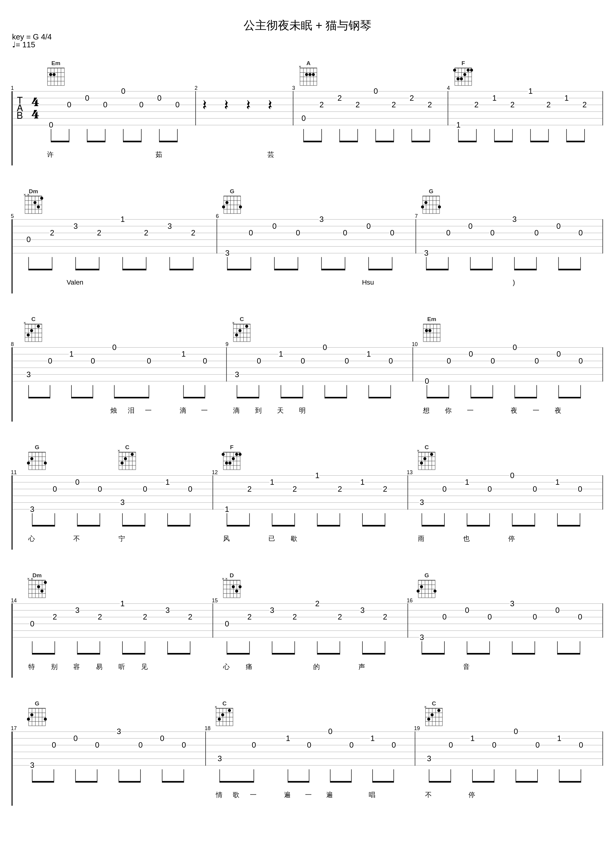 公主彻夜未眠 + 猫与钢琴_许茹芸_1